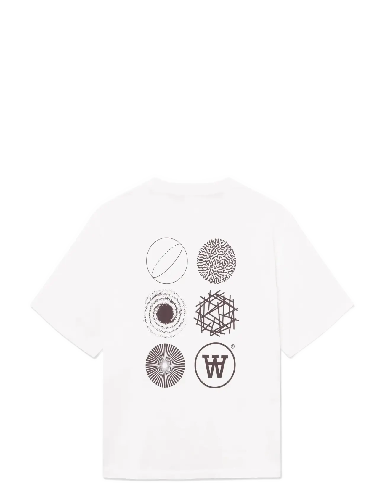WOOD WOOD - WWLiam tee AAcomp 25074 - lühikeste varrukatega t-särgid - bright white - 2