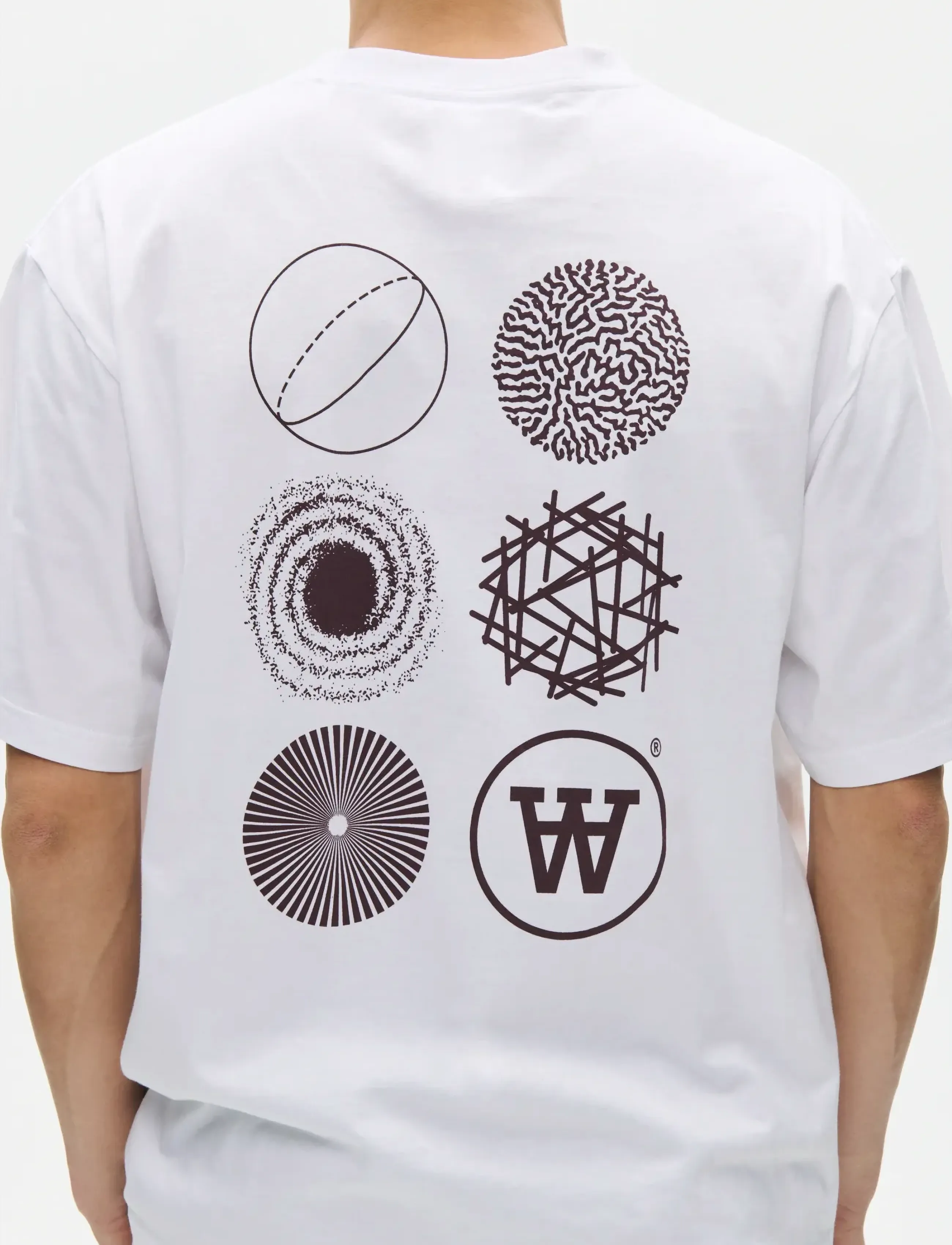 WOOD WOOD - WWLiam tee AAcomp 25074 - kortærmede t-shirts - bright white - 3