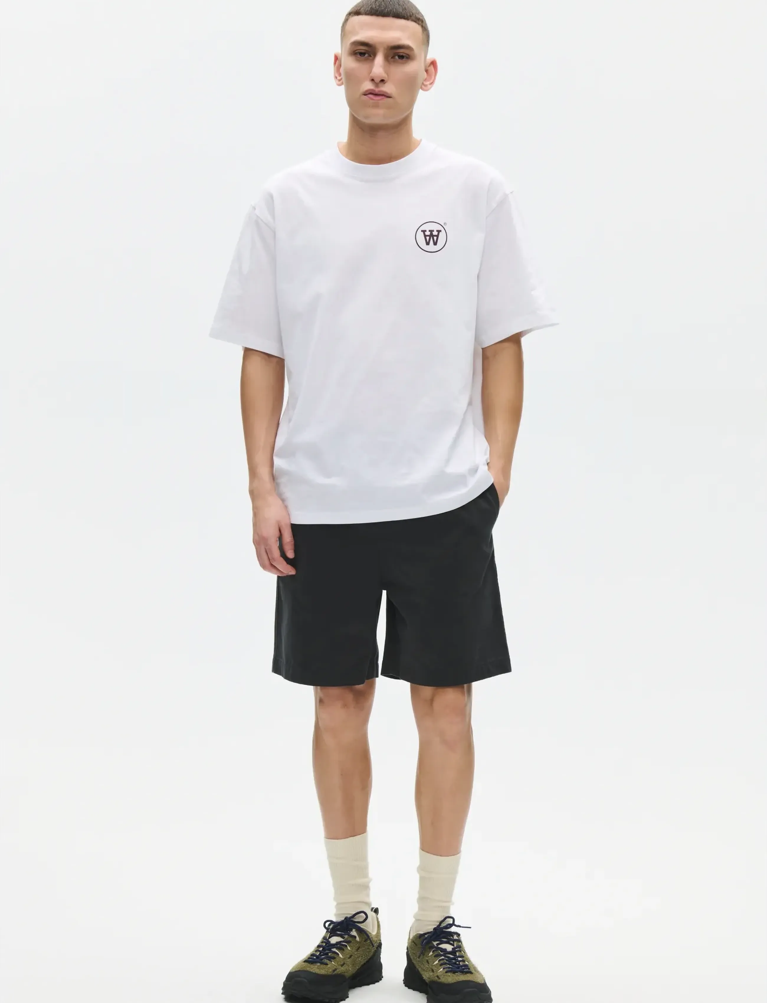 WOOD WOOD - WWLiam tee AAcomp 25074 - lühikeste varrukatega t-särgid - bright white - 4
