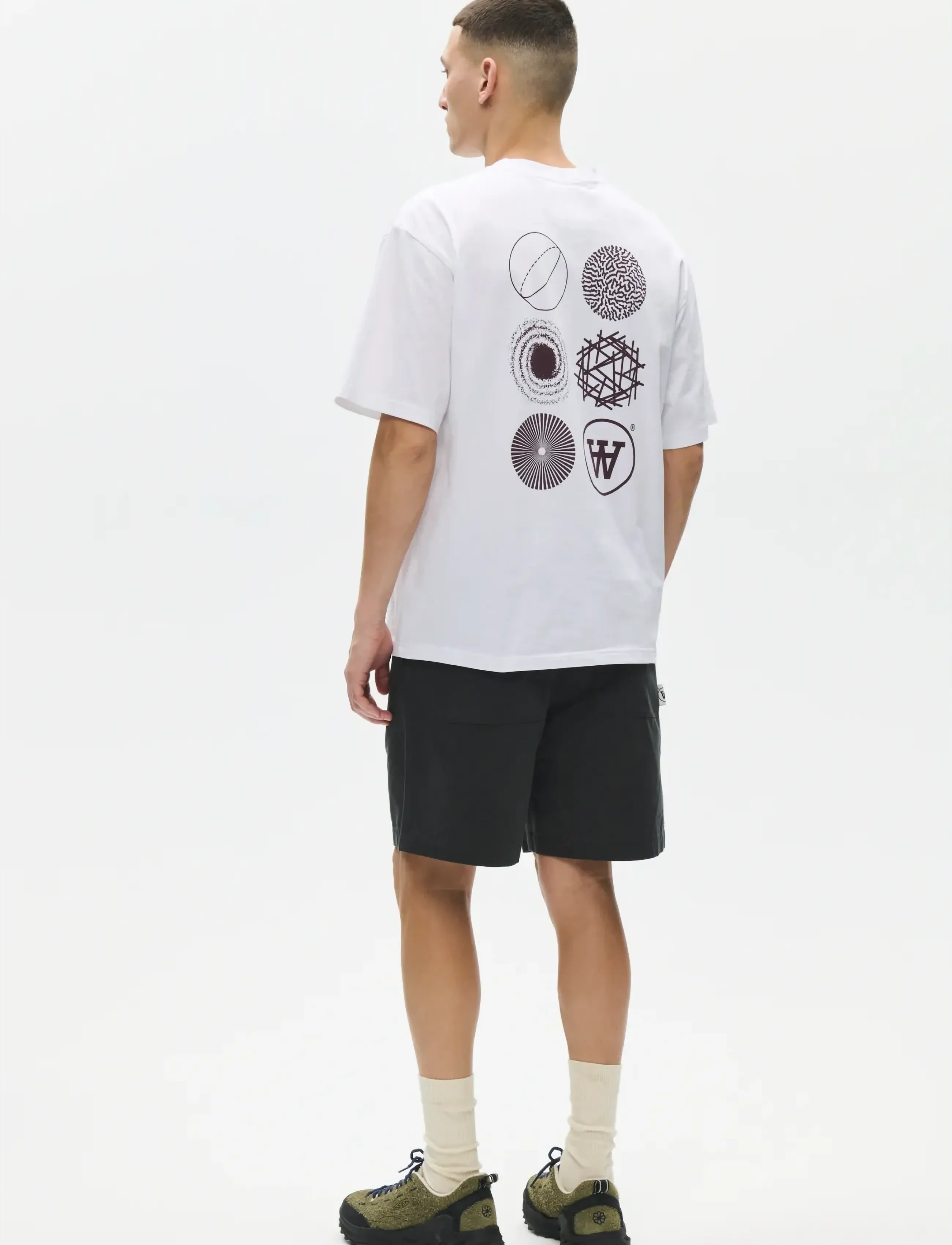 WOOD WOOD - WWLiam tee AAcomp 25074 - lühikeste varrukatega t-särgid - bright white - 5