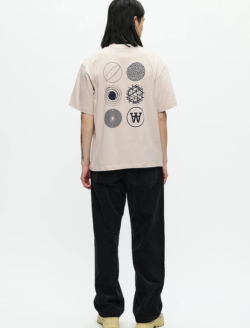 WOOD WOOD - WWLiam tee AAcomp 25074 - lühikeste varrukatega t-särgid - moonstruck - 3