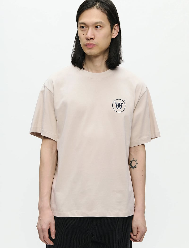 WOOD WOOD - WWLiam tee AAcomp 25074 - lühikeste varrukatega t-särgid - moonstruck - 4