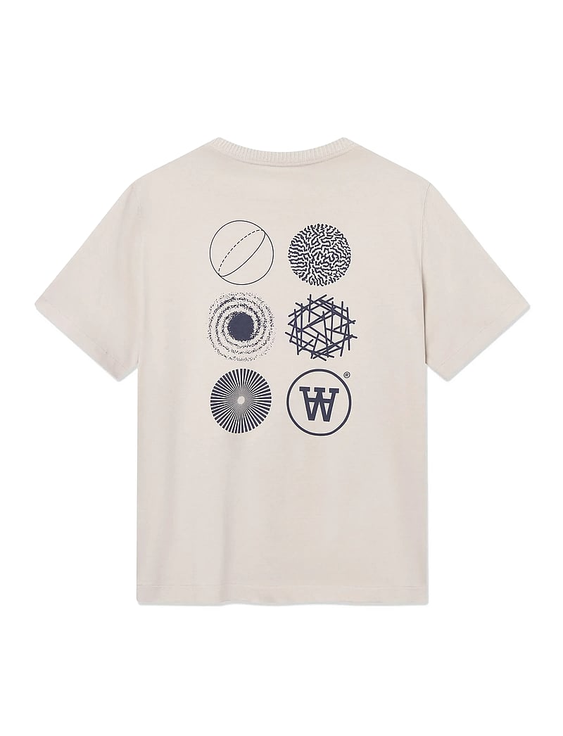 WOOD WOOD - WWLiam tee AAcomp 25074 - lühikeste varrukatega t-särgid - moonstruck - 5