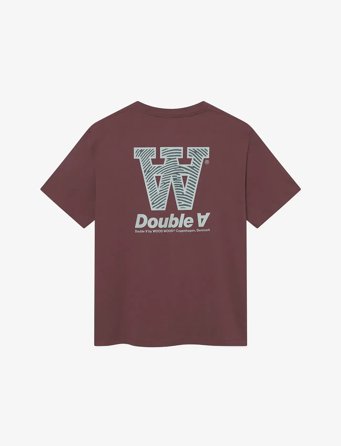 WOOD WOOD - WWLiam tee AAneue 25220 - kortærmede t-shirts - decadent chocolate - 1