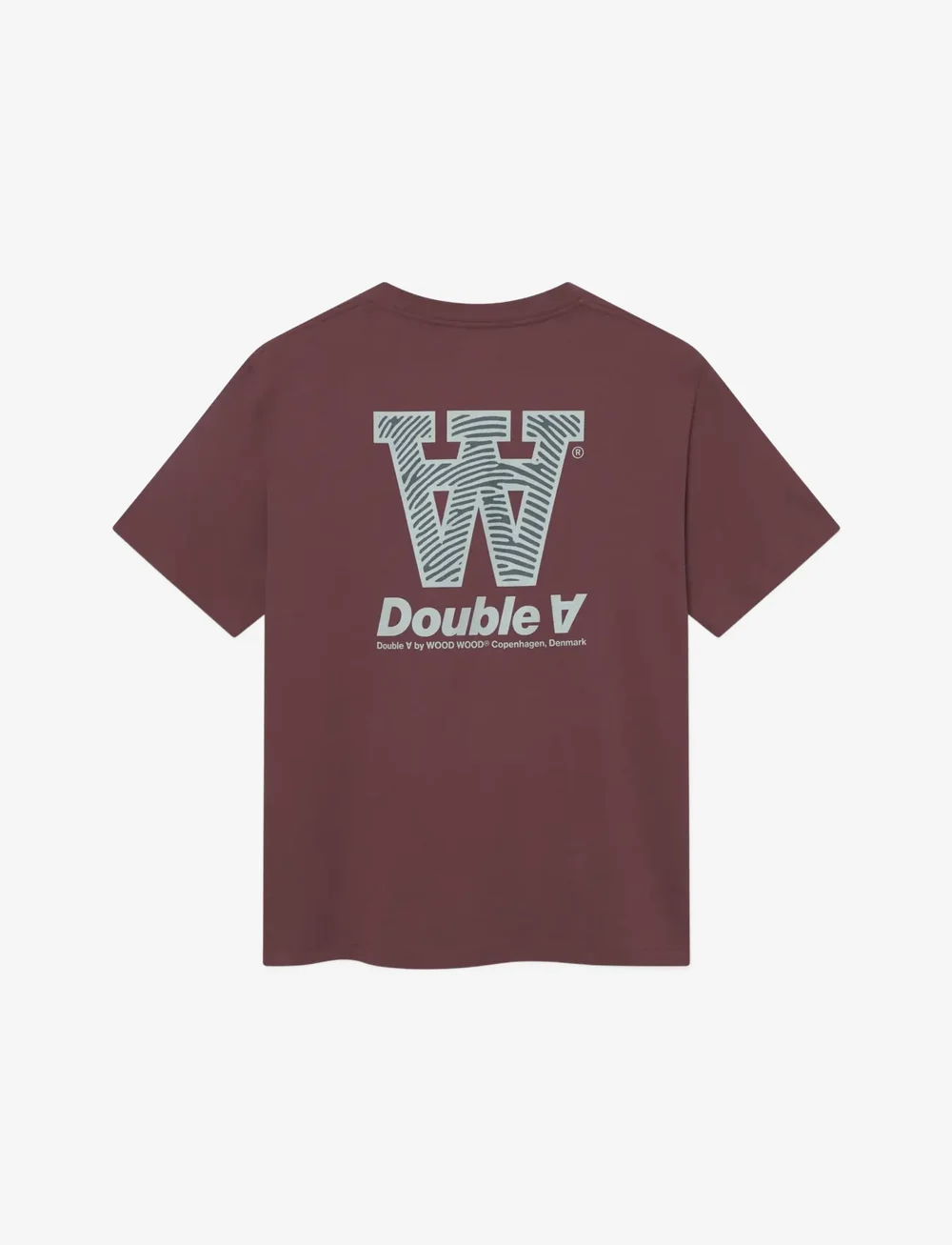 WOOD WOOD - WWLiam tee AAneue 25220 - kortærmede t-shirts - decadent chocolate - 1