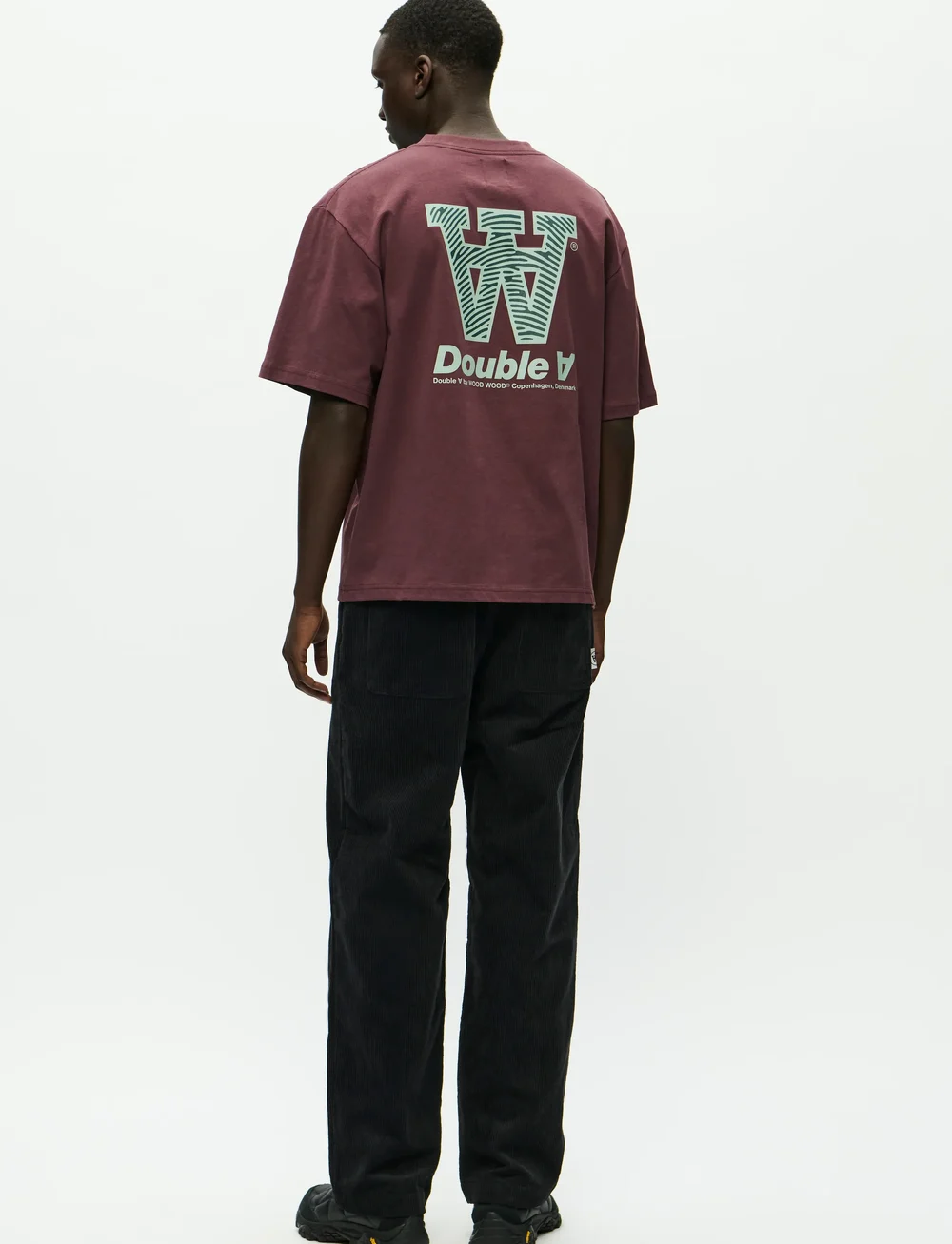 WOOD WOOD - WWLiam tee AAneue 25220 - kortærmede t-shirts - decadent chocolate - 4