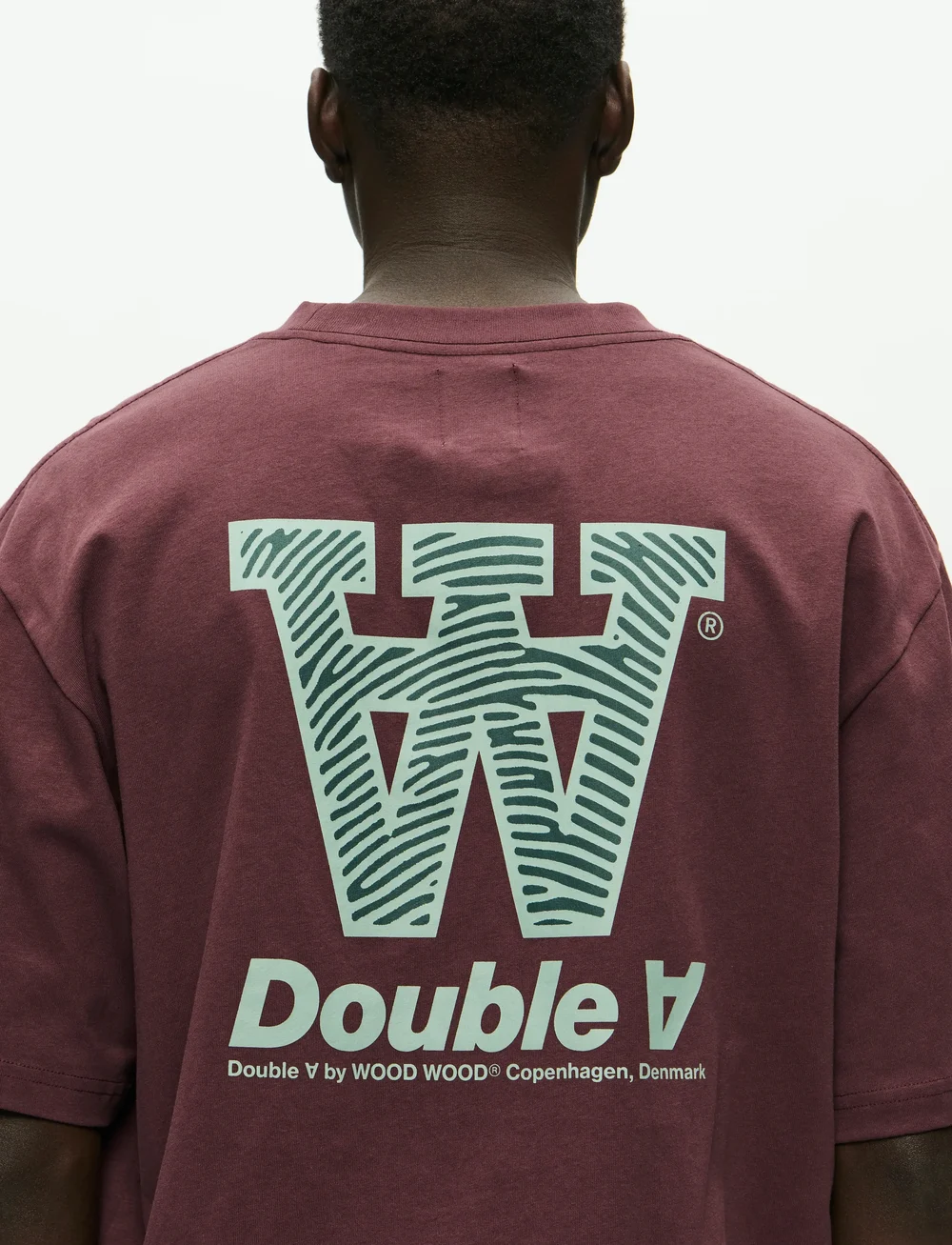 WOOD WOOD - WWLiam tee AAneue 25220 - kortærmede t-shirts - decadent chocolate - 5