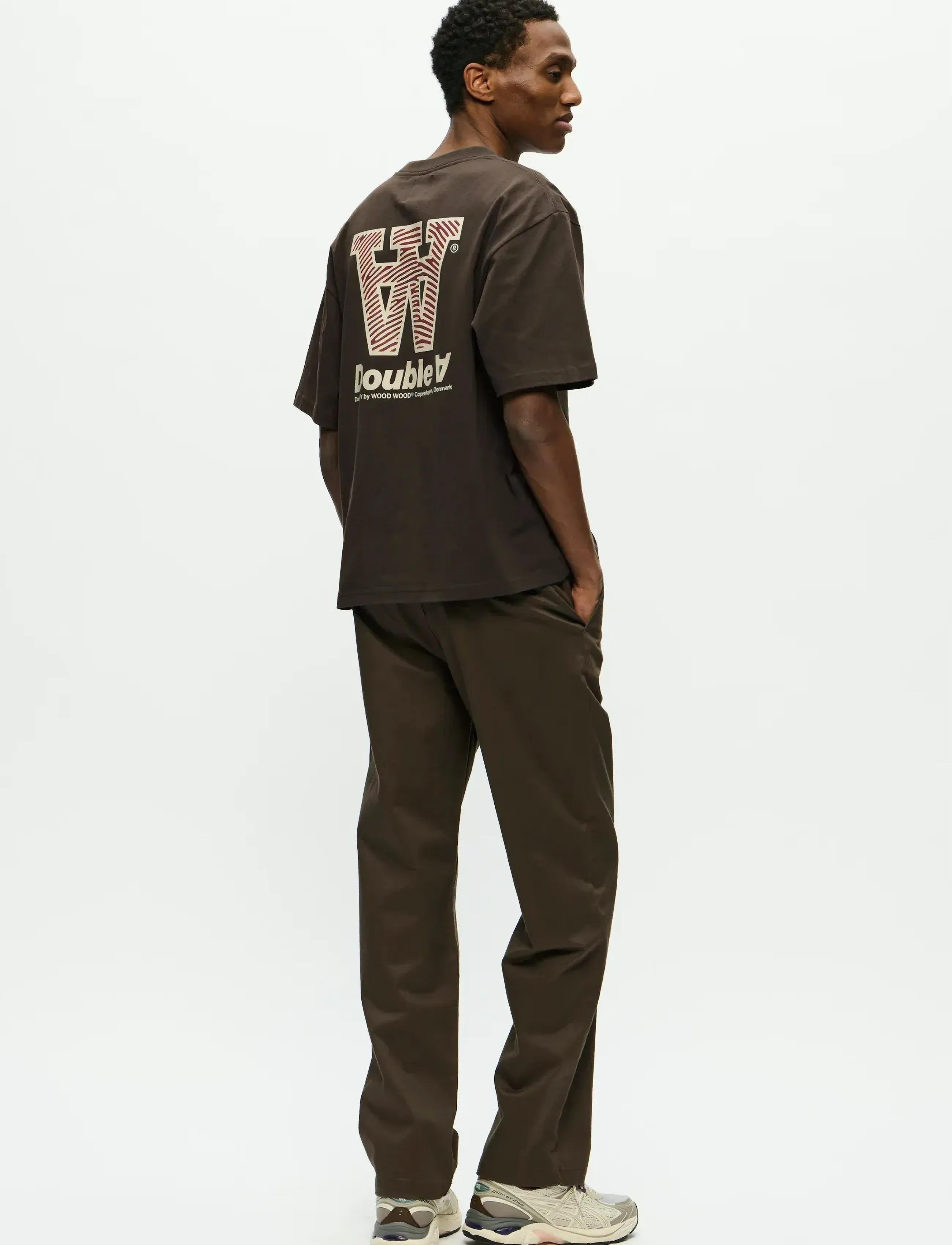 WOOD WOOD WWLiam tee AAneue 25220 - Tøj - DELICIOSO / khaki/green