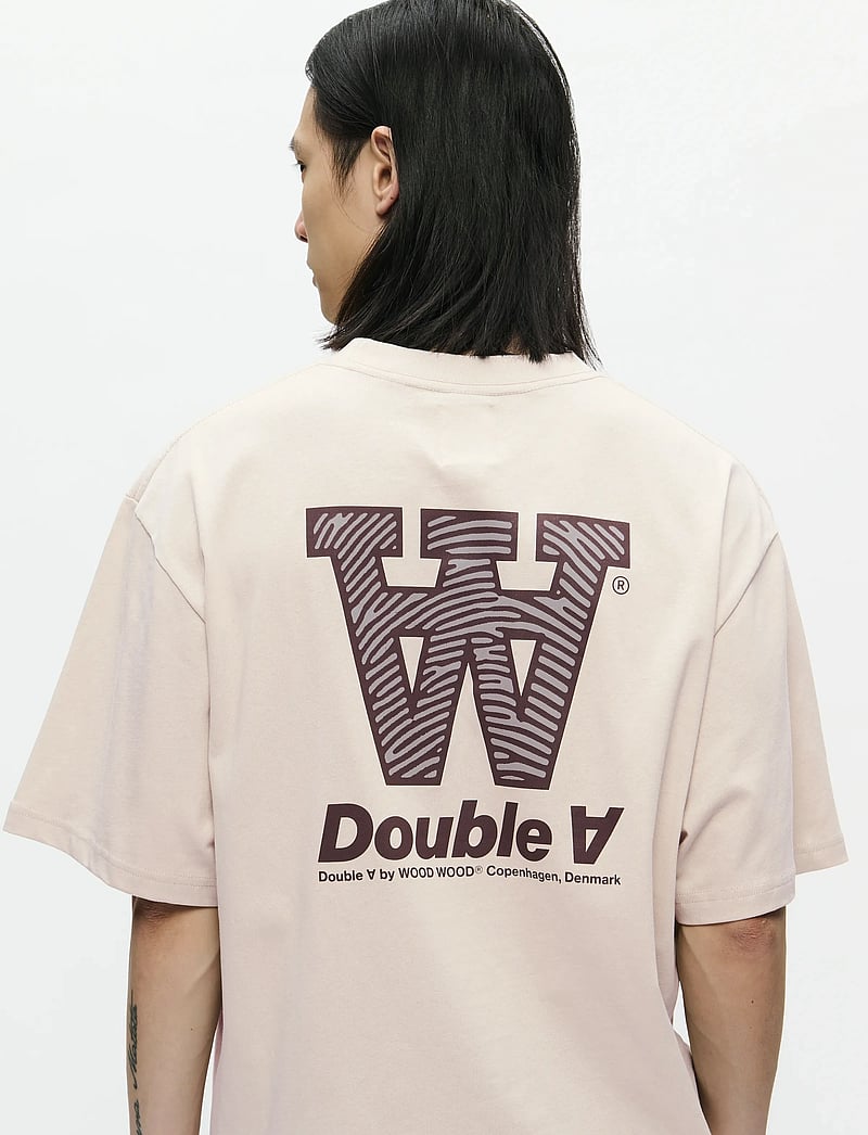 WOOD WOOD - WWLiam tee AAneue 25220 - kortærmede t-shirts - moonstruck - 0