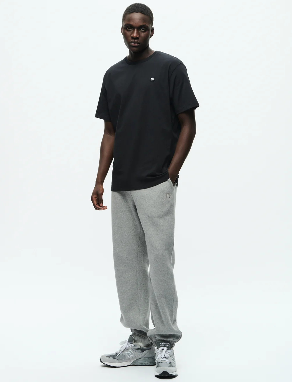 WOOD WOOD - WWCal jogger 25080 - shop by style - light melange grey - 2