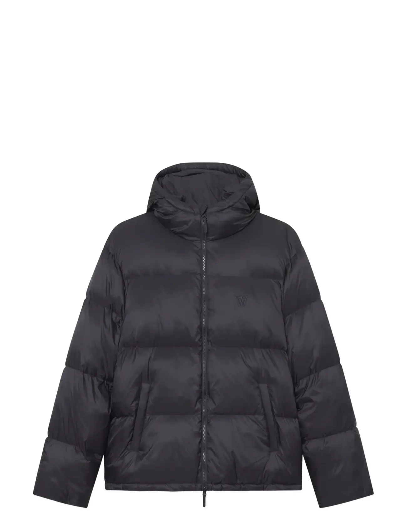 WOOD WOOD WWClaus puffer jacket 25233 - Winter jackets - BLACK / black