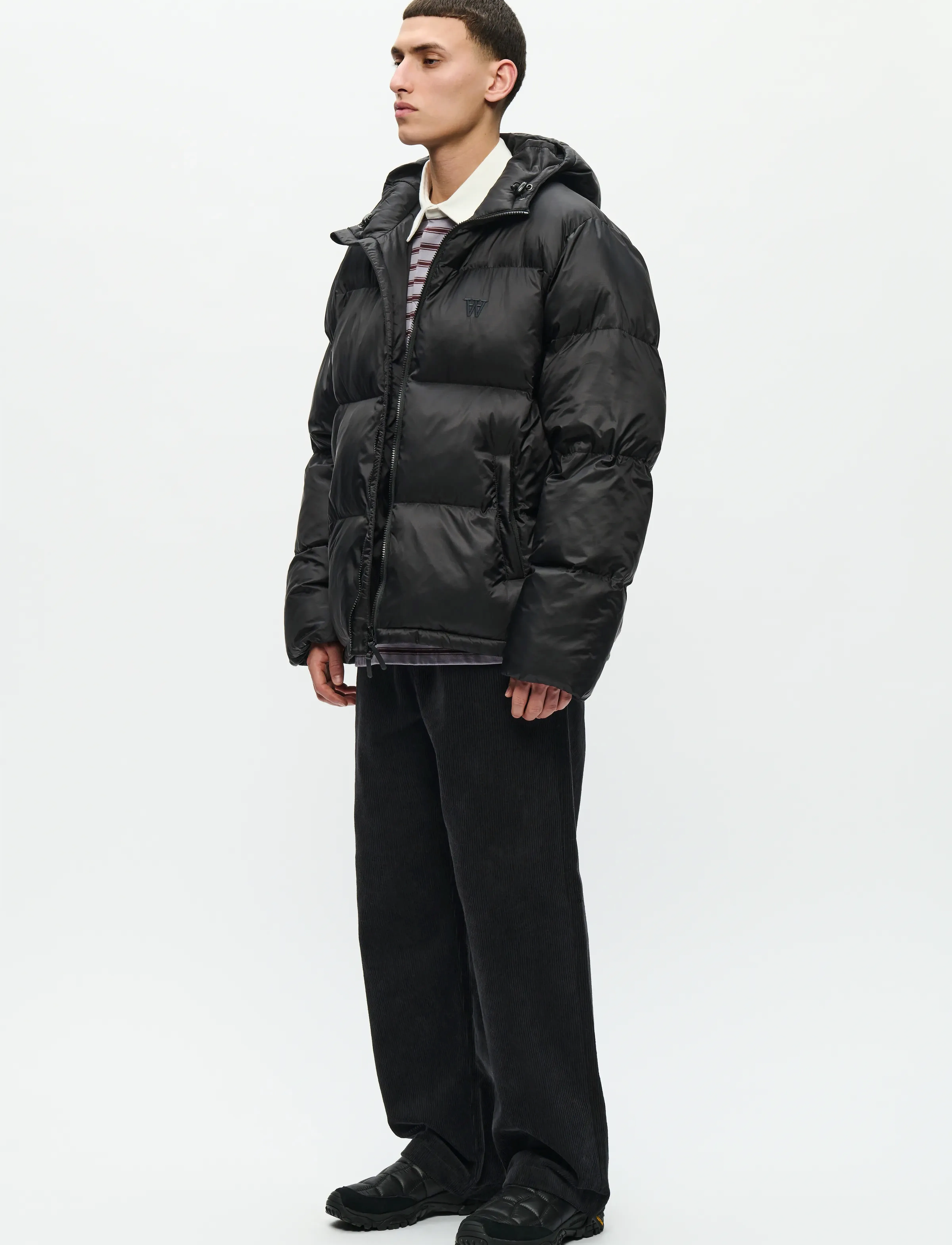 WOOD WOOD - WWClaus puffer jacket 25233 - untuvatakit - black - 2