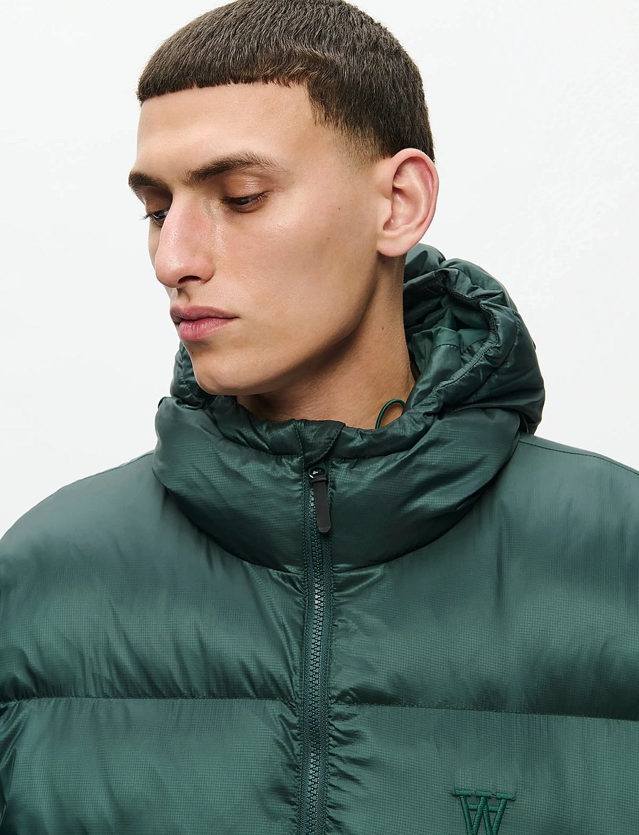 WOOD WOOD - WWClaus puffer jacket 25233 - daunenjacken - green gables - 4