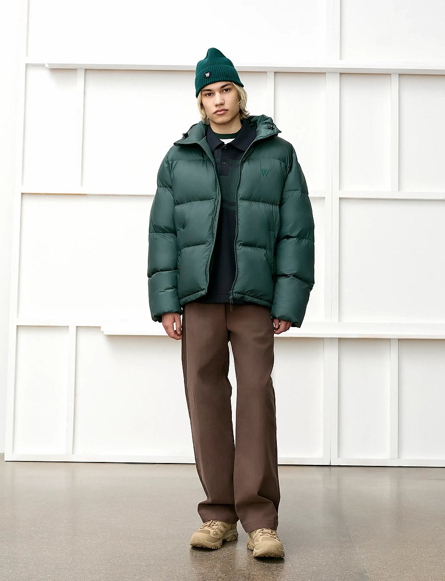 WOOD WOOD - WWClaus puffer jacket 25233 - daunenjacken - green gables - 5