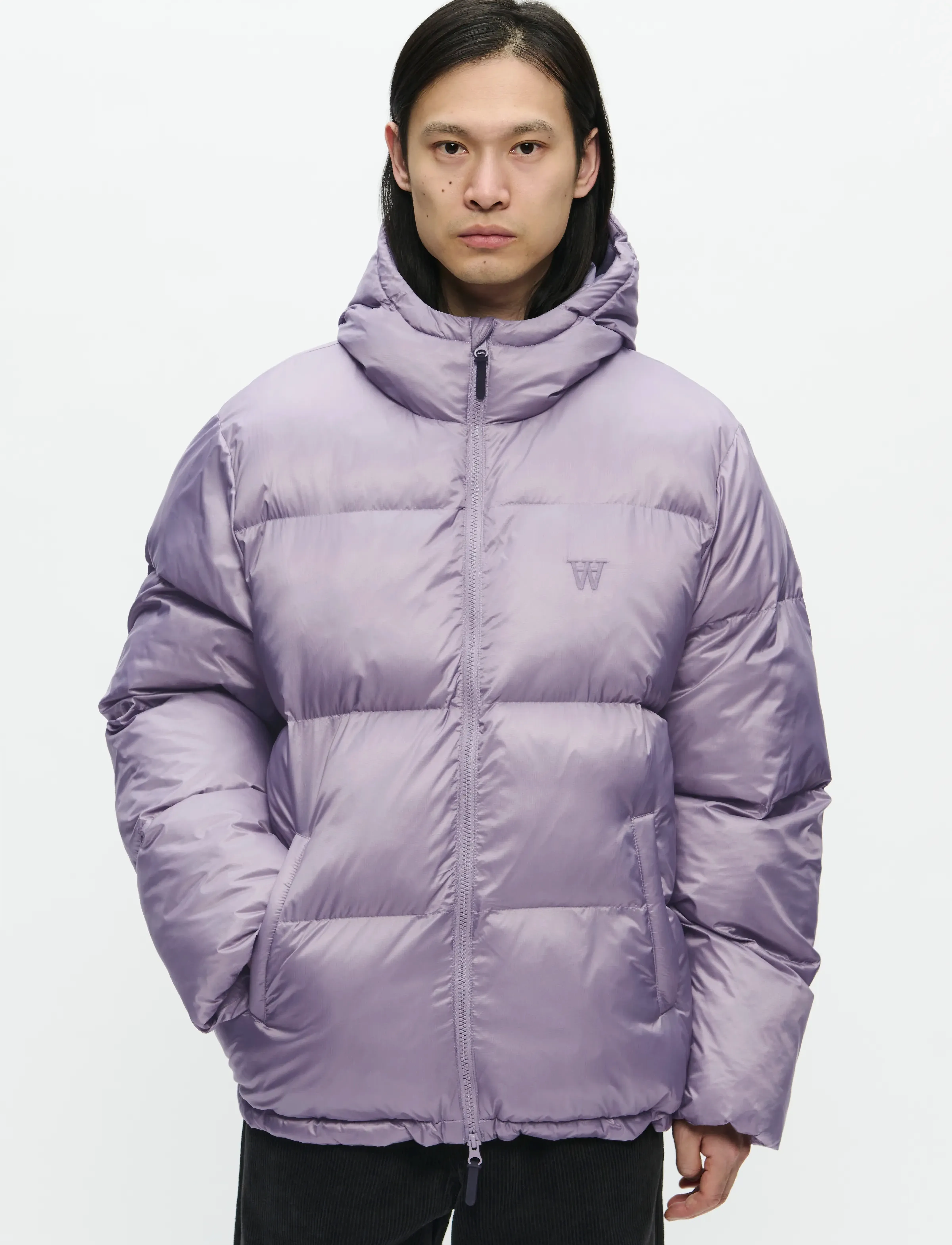 WOOD Wwclaus Puffer Jacket 25233, S, Jackets, Rosa - Padded Männerswear