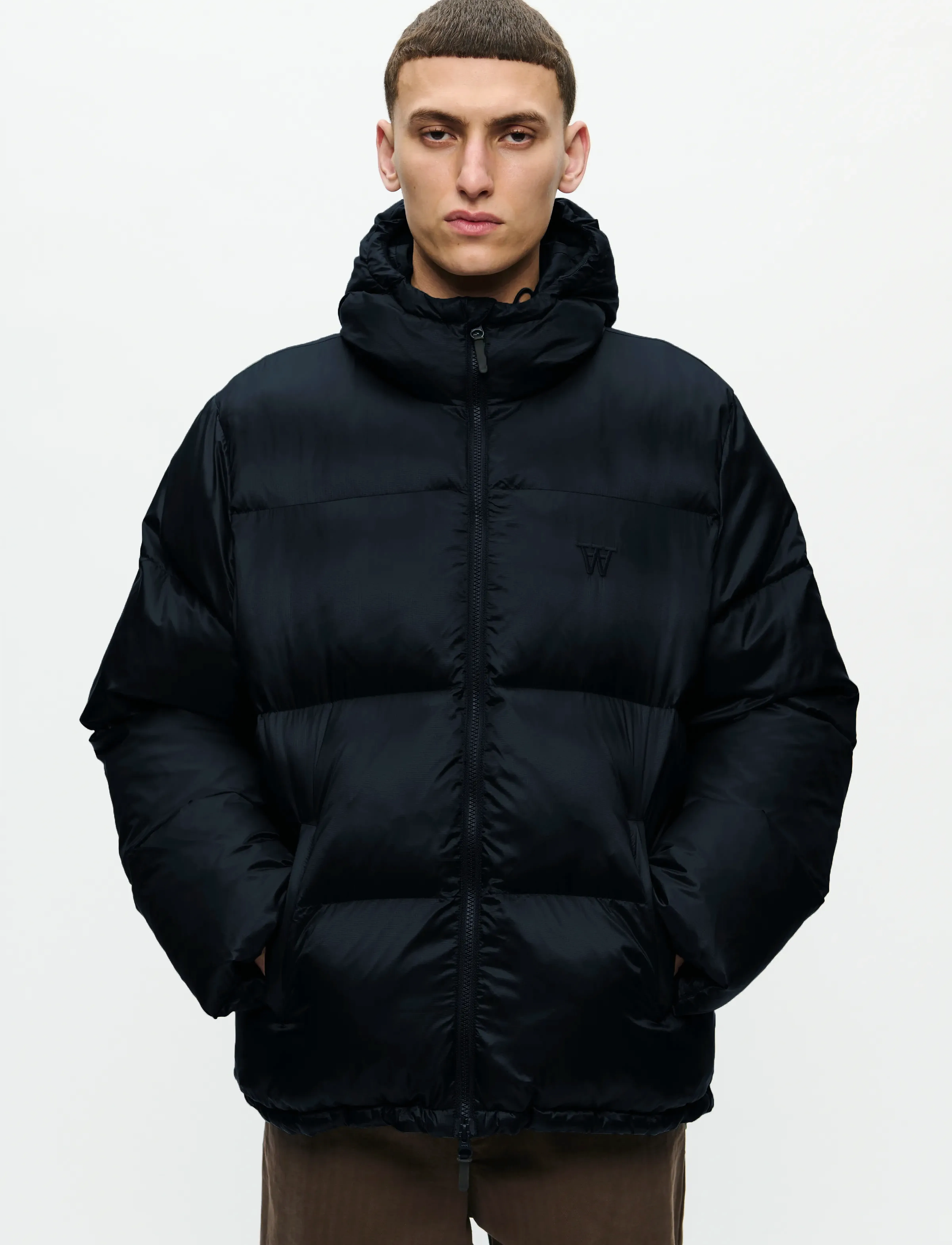 WOOD Wwclaus Puffer Jacket 25233, XXL, Jackets, Marineblau - Padded Männerswear