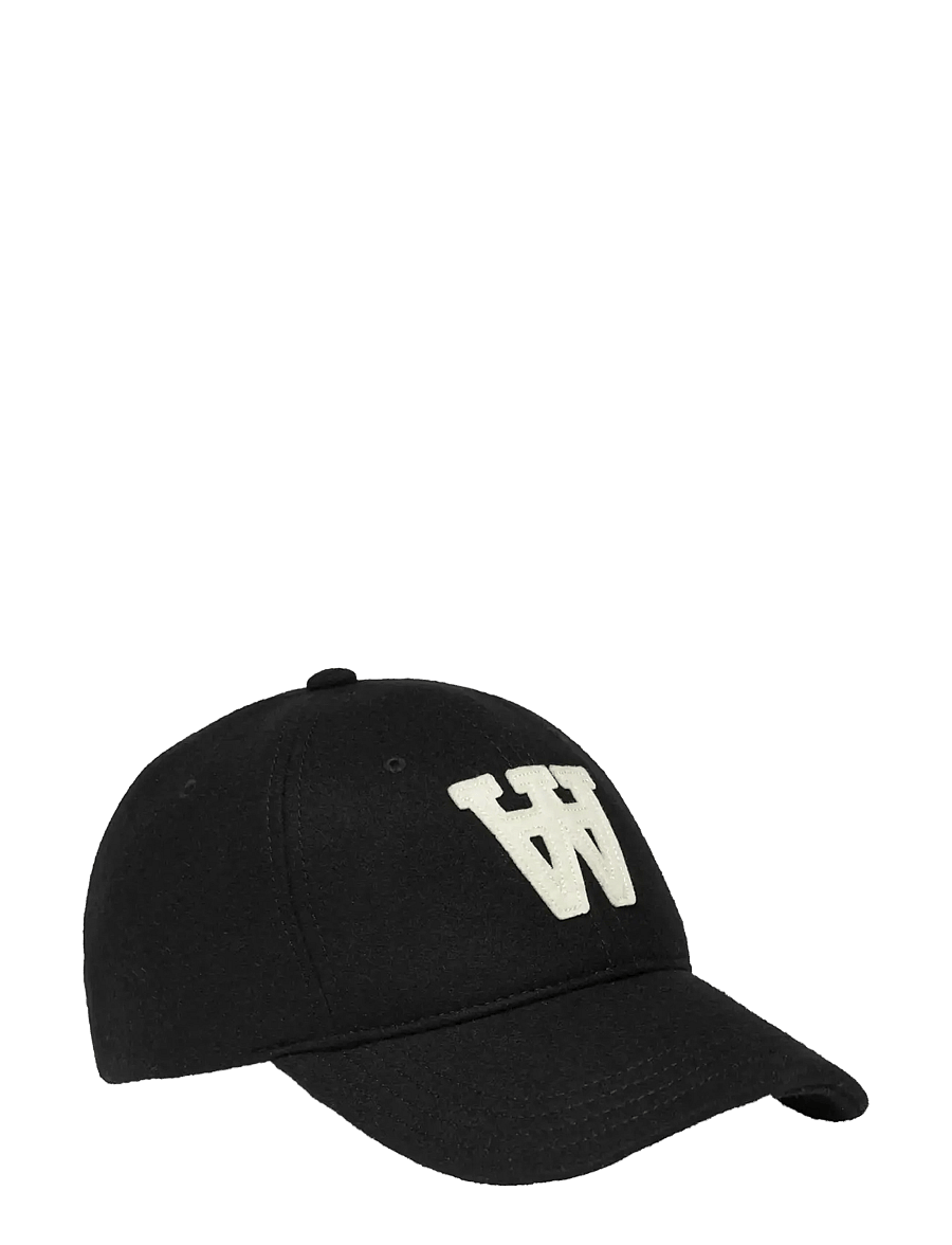 WOOD WOOD - WWAA felt patch cap 25250 - kappen - black - 1