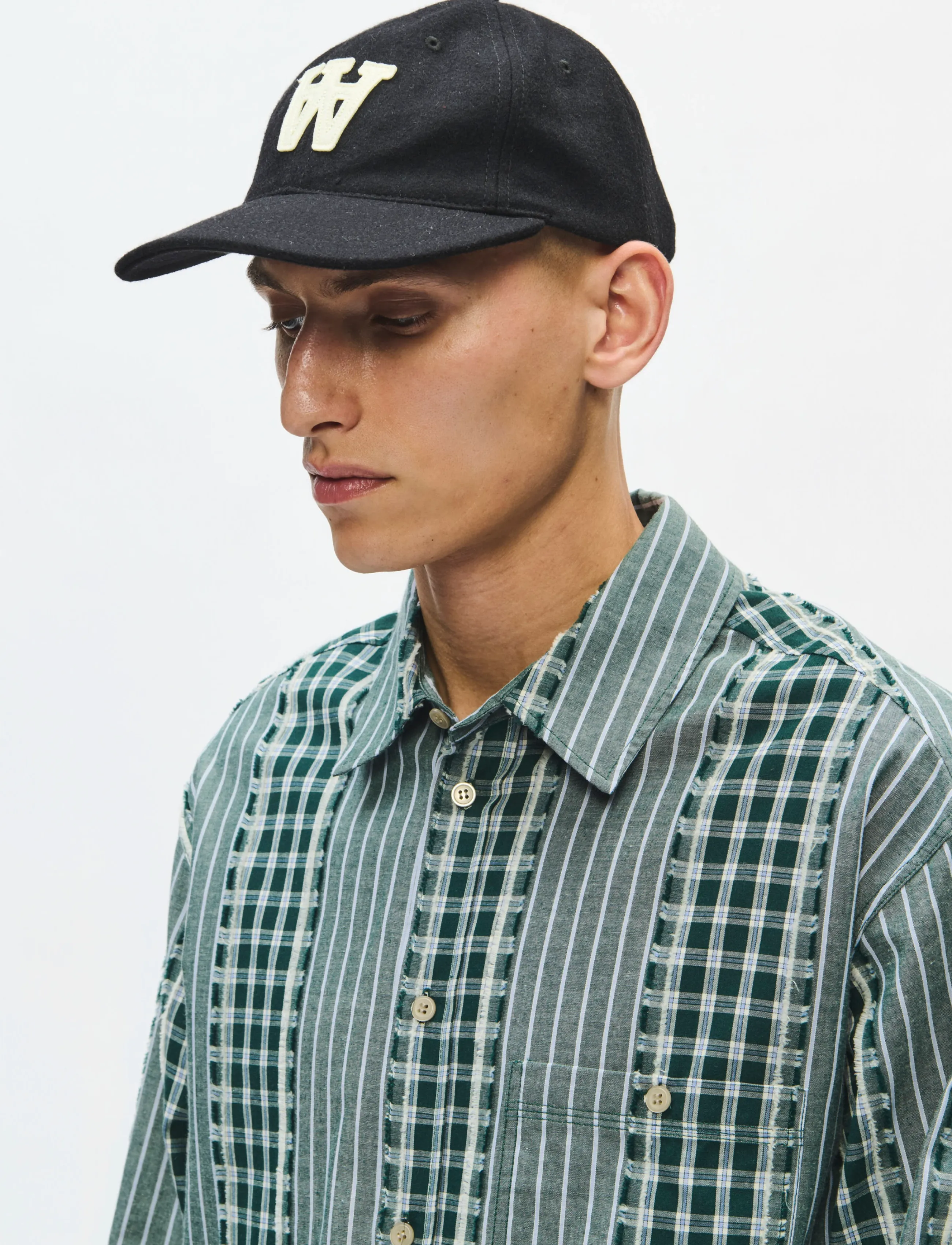 WOOD WOOD - WWAA felt patch cap 25250 - petten - black - 2