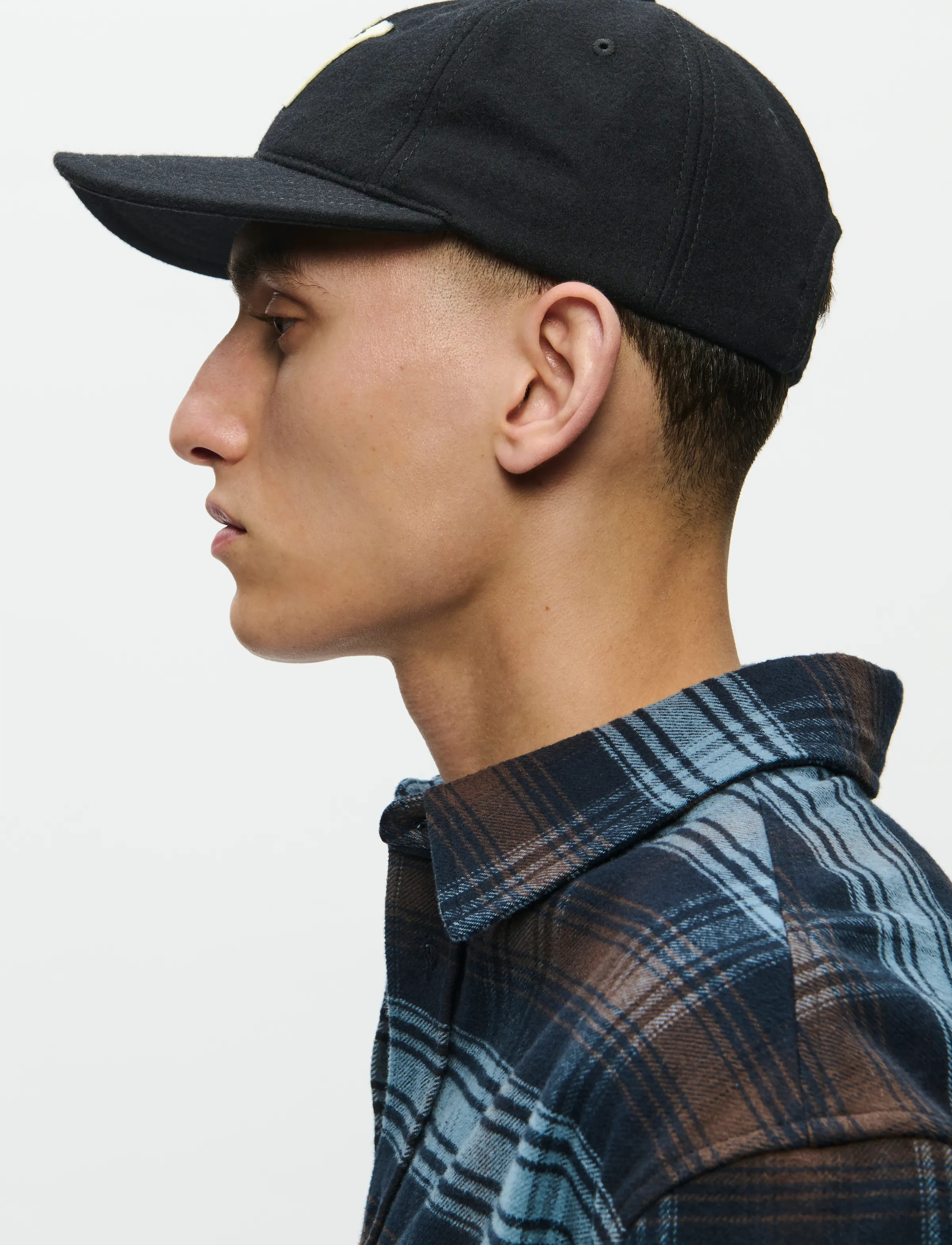 WOOD WOOD - WWAA felt patch cap 25250 - kasketter - black - 3