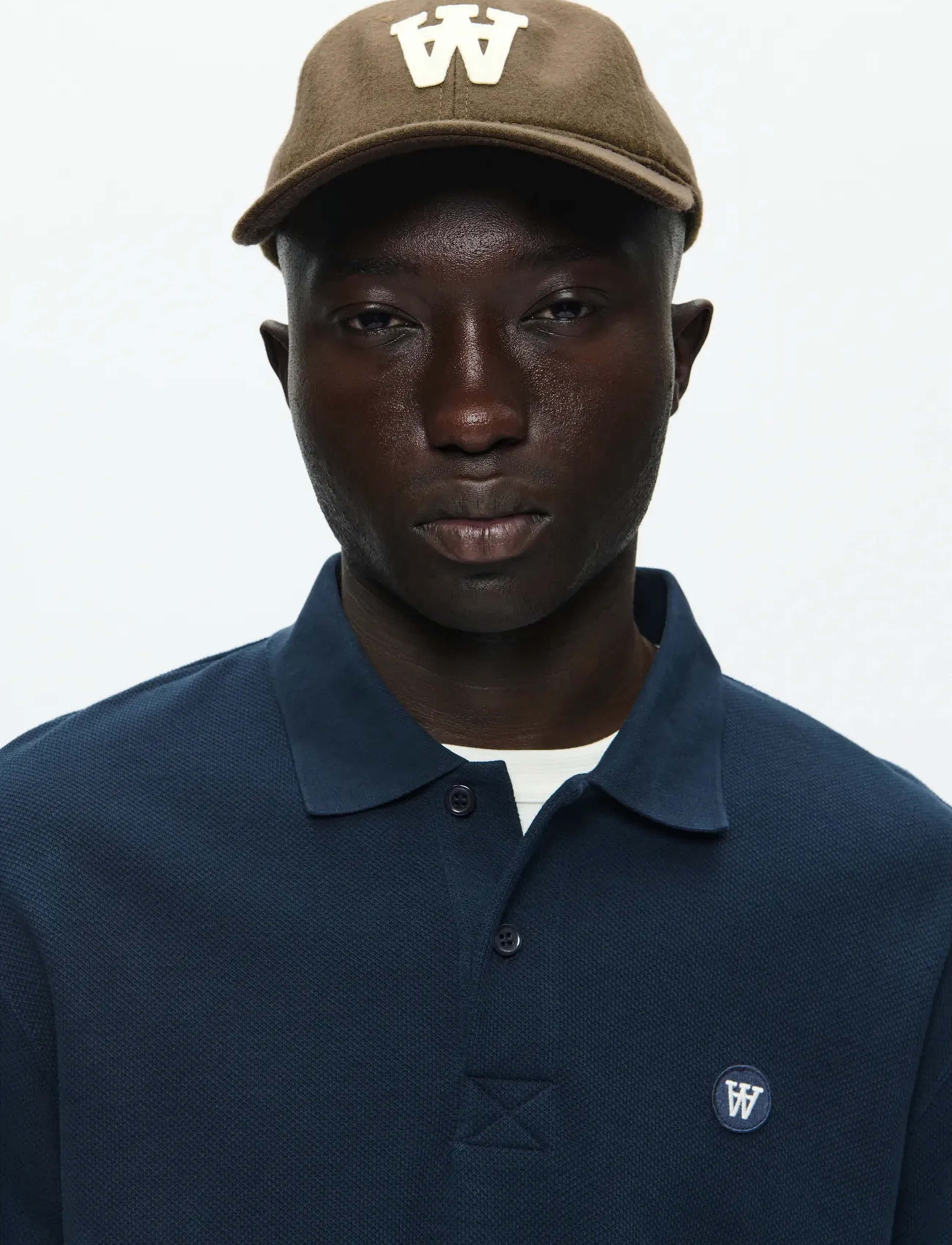 WOOD WOOD WWAA felt patch cap 25250 - Shoppa efter stil - DESERT PALM / green