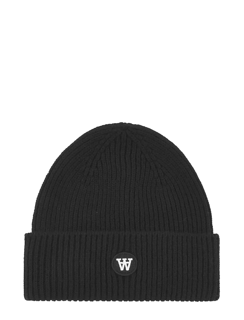 WOOD WOOD - WWVin beanie 25253 - shop efter stil - black - 1