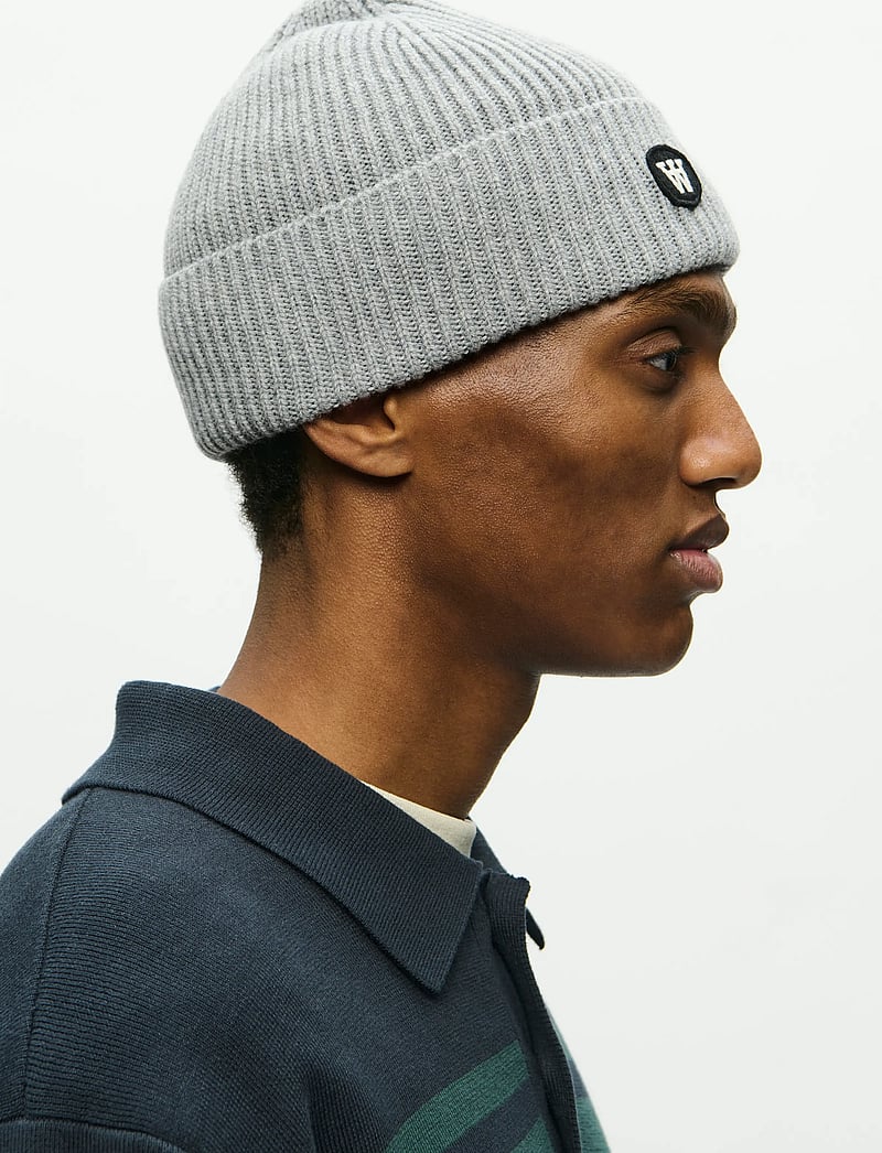 WOOD WOOD - WWVin beanie 25253 - nach stil kaufen - grey melange - 2