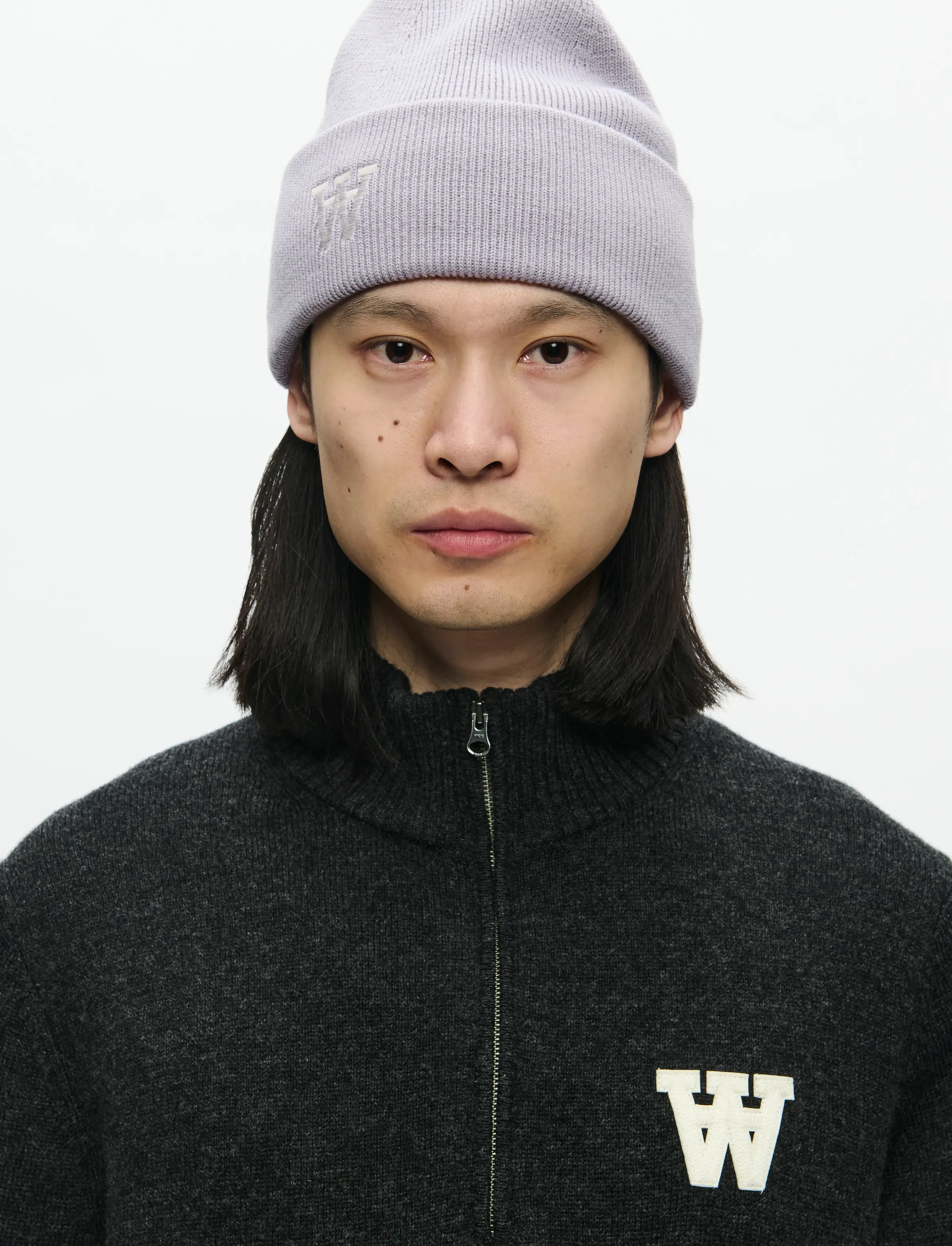 WOOD WOOD WWPreston beanie 25254 - Festival outfit - MINIMAL GRAY / grey