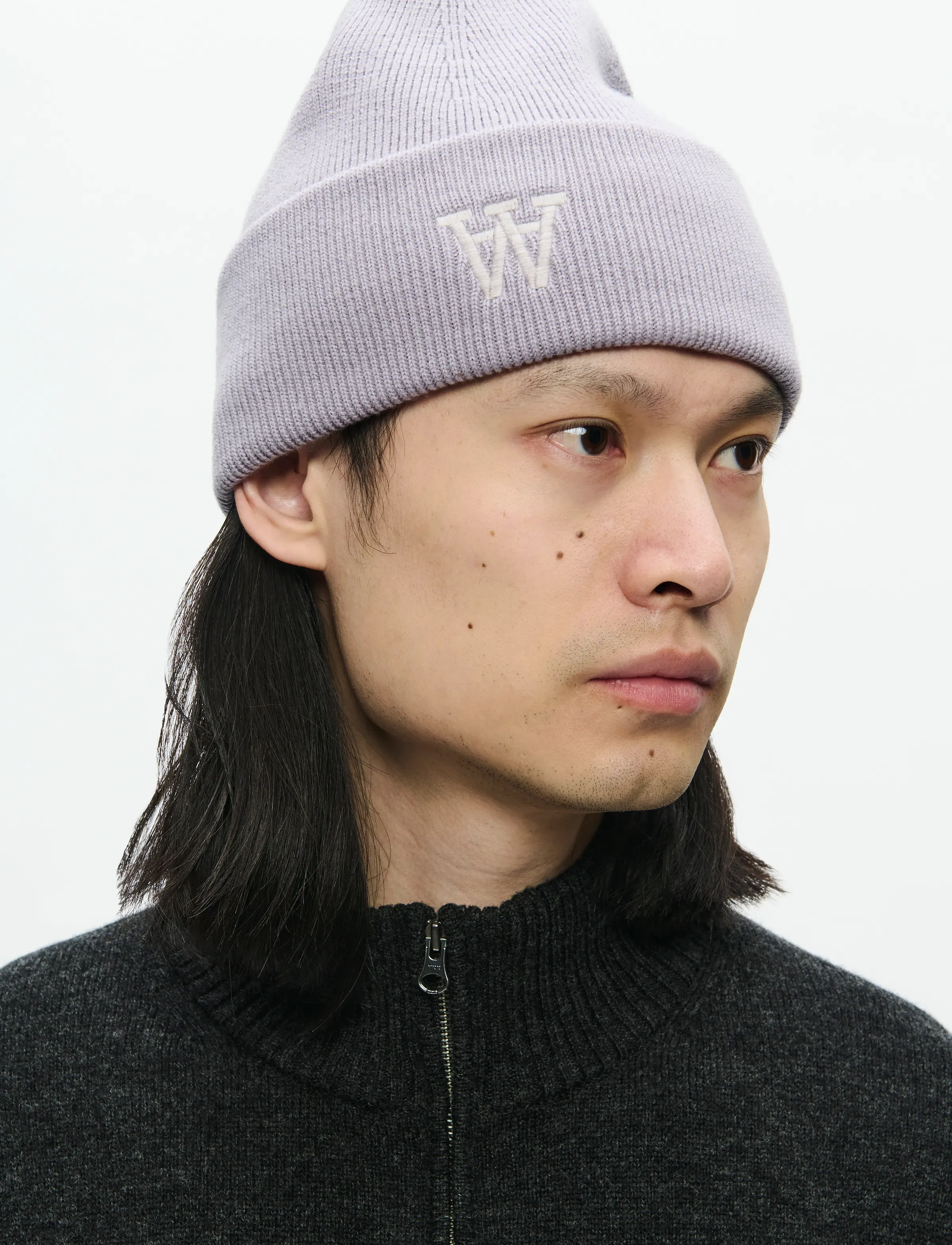 WOOD WOOD - WWPreston beanie 25254 - shoppa efter stil - minimal gray - 2