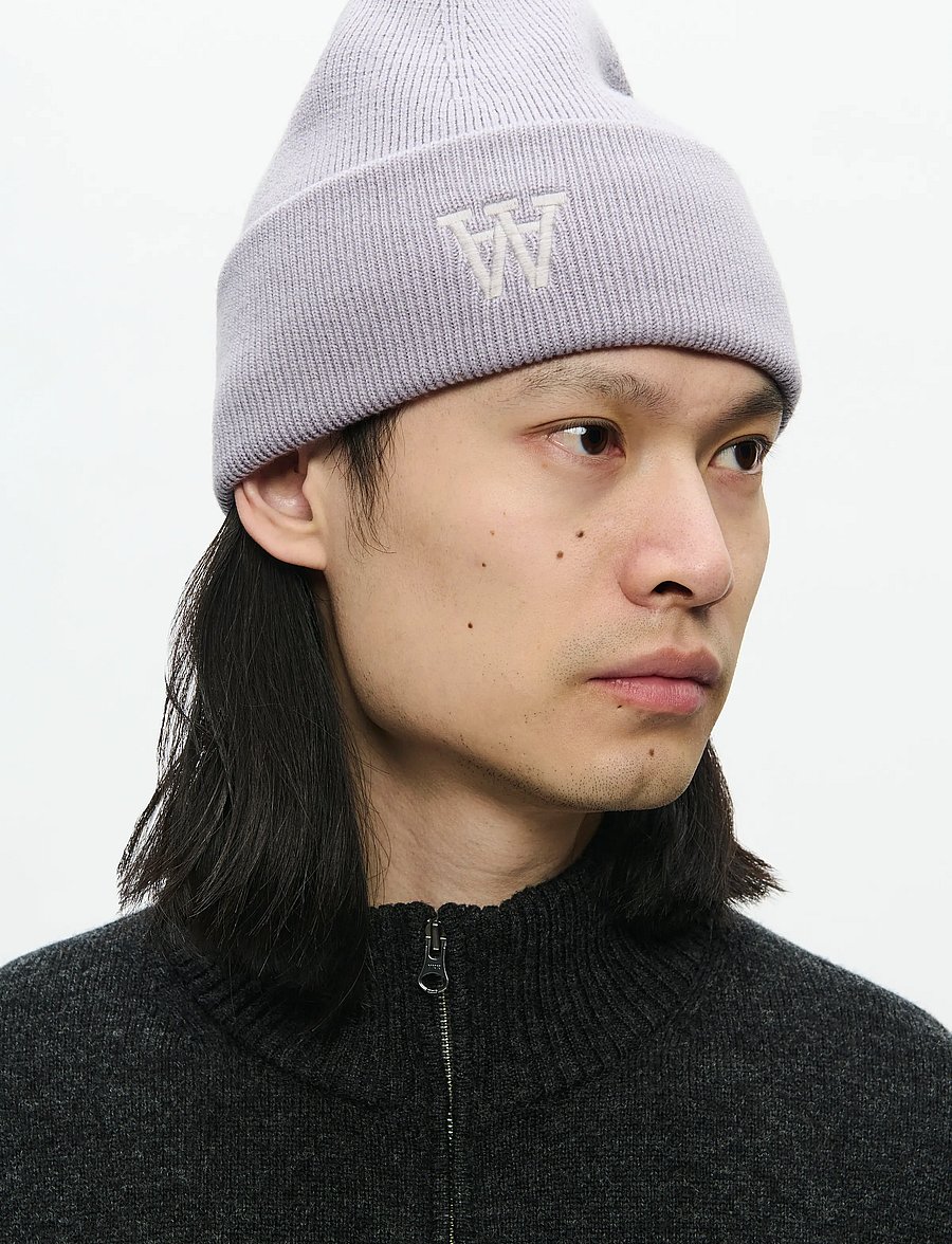 WOOD WOOD - WWPreston beanie 25254 - osta stiili järgi - minimal gray - 2