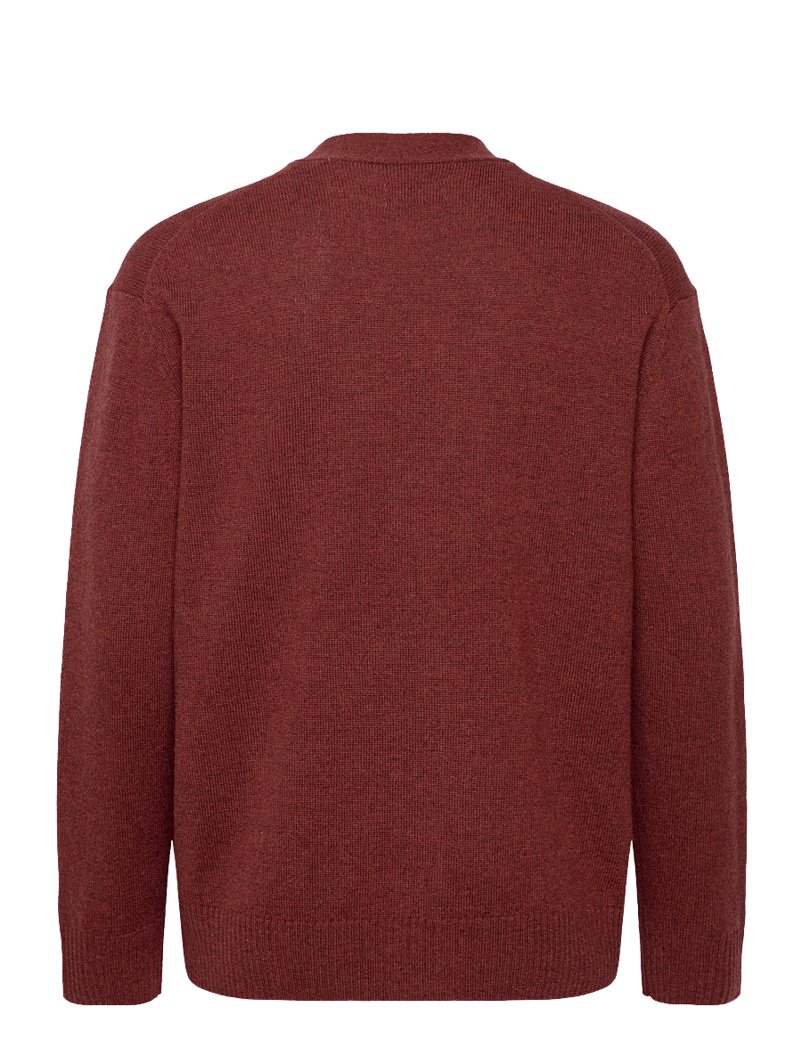 WOOD WOOD - WWTay cardigan 25081 - cardigans - decadent chocolate melange - 2