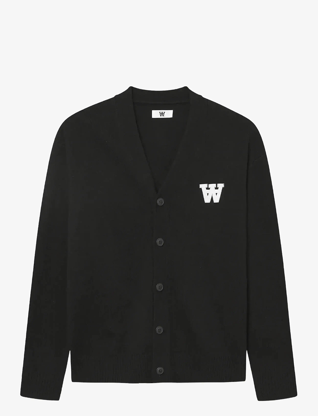 WOOD WOOD - WWTay cardigan 25081 - cardigans - black - 1