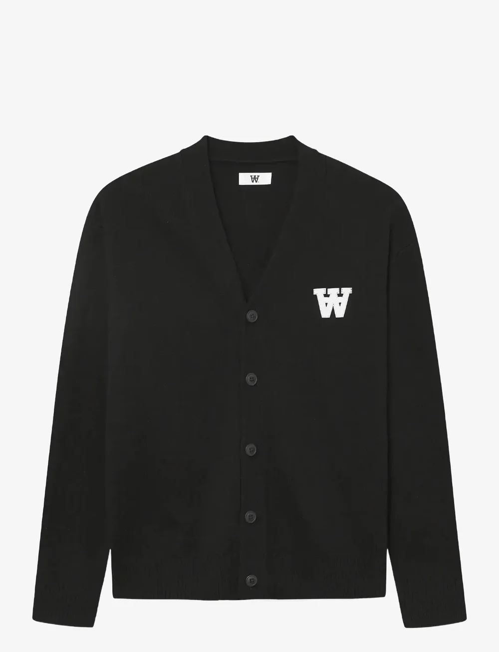 WOOD WOOD - WWTay cardigan 25081 - cardigans - black - 1