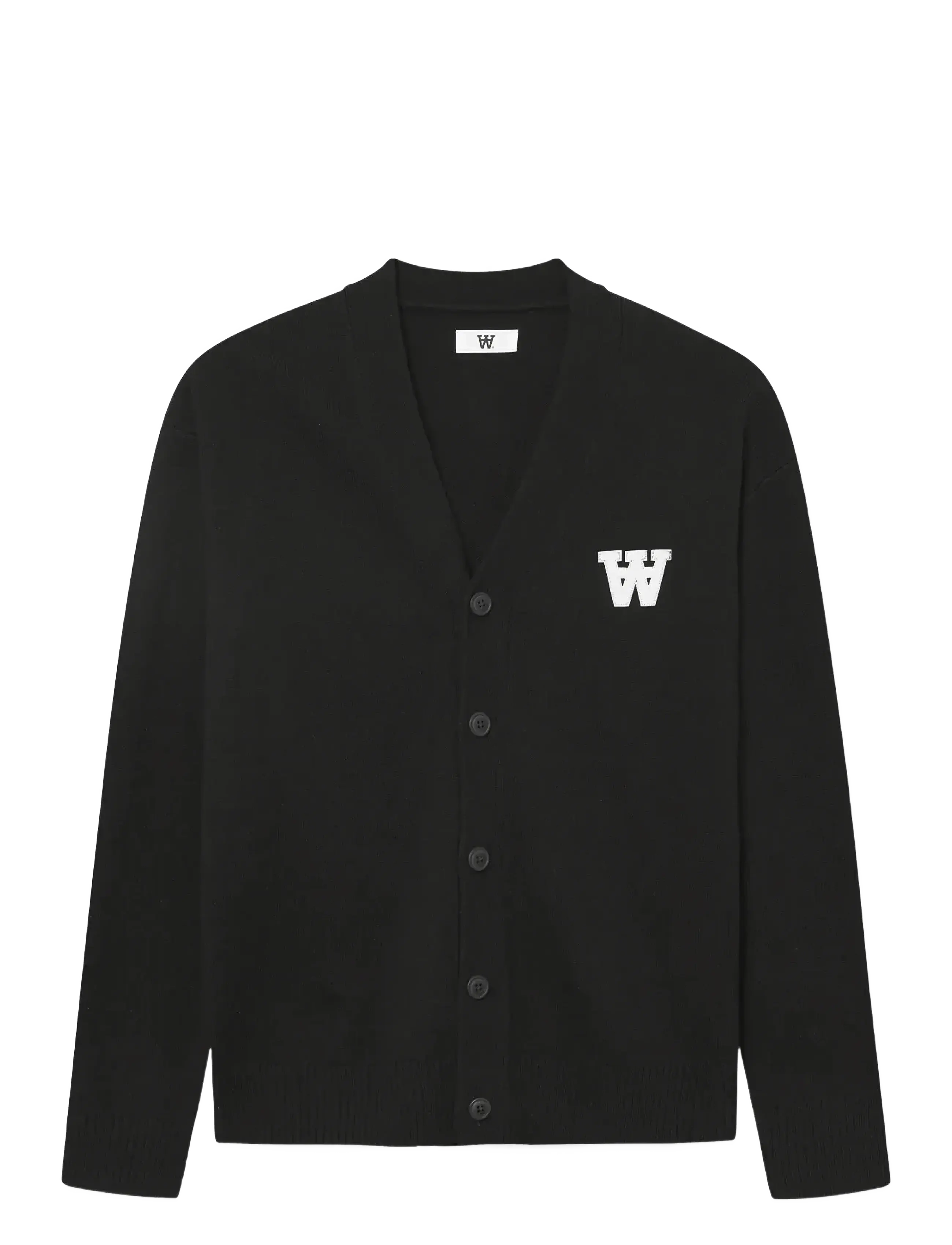 WOOD WOOD WWTay cardigan 25081 - Cardigans - BLACK / black