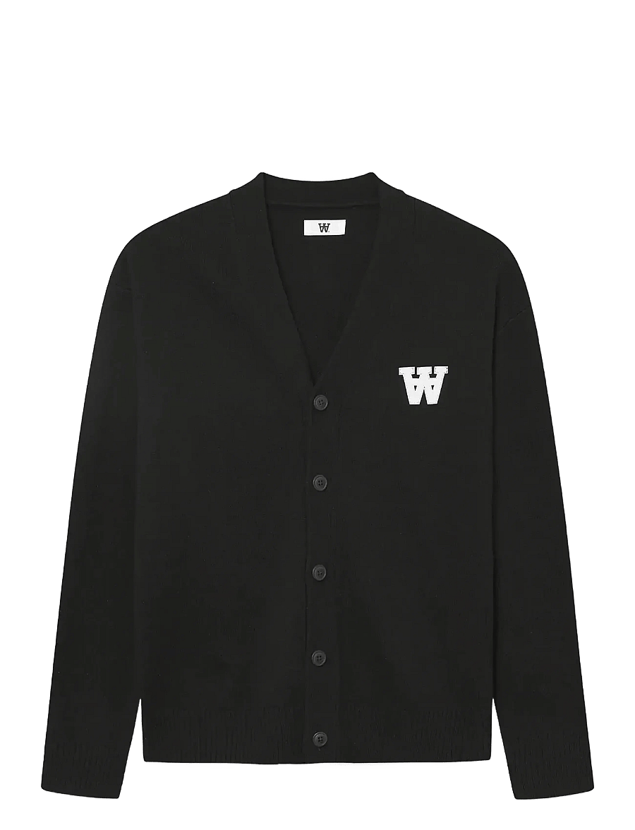 WOOD WOOD - WWTay cardigan 25081 - cardigans - black - 1