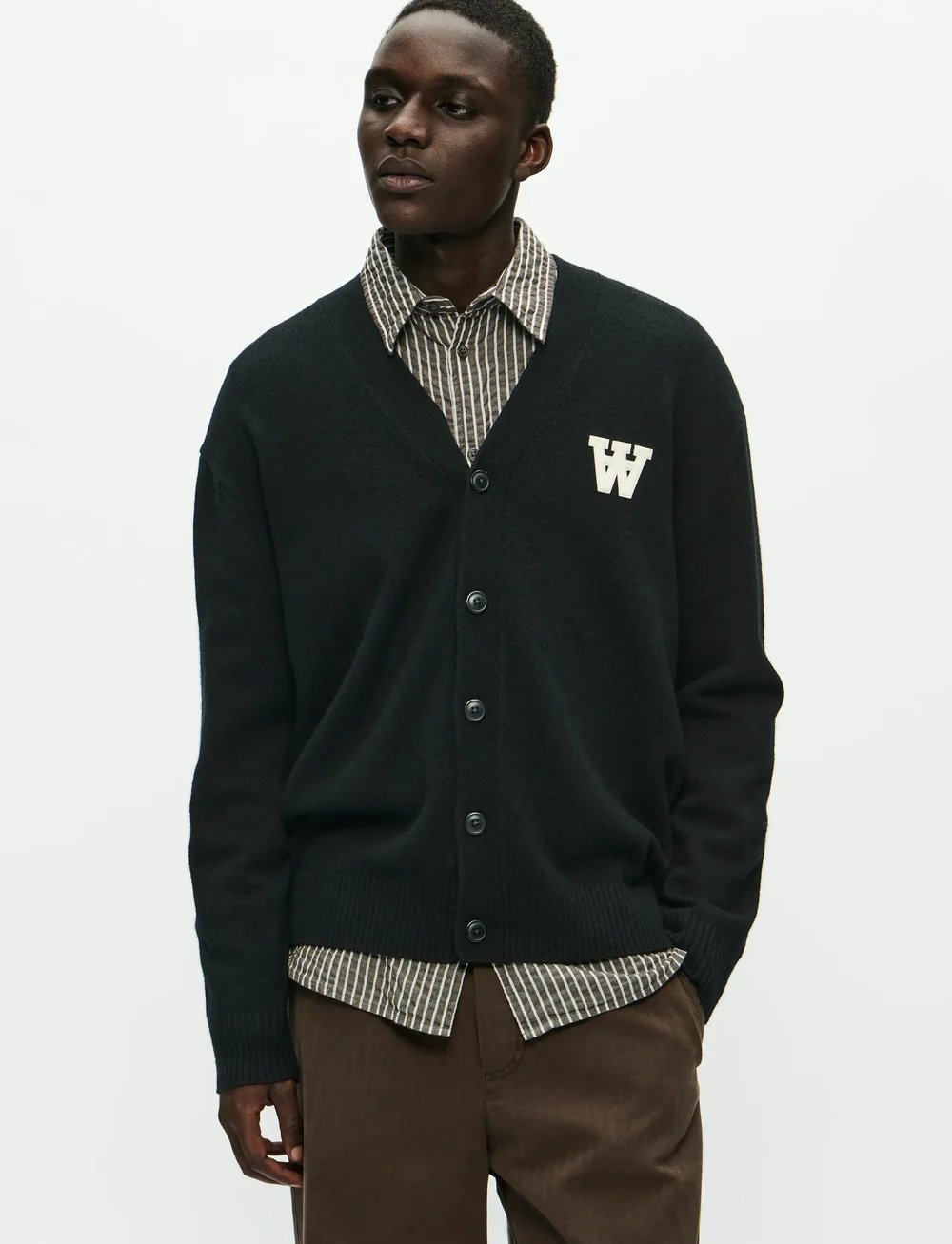 WOOD WOOD - WWTay cardigan 25081 - cardigans - black - 0