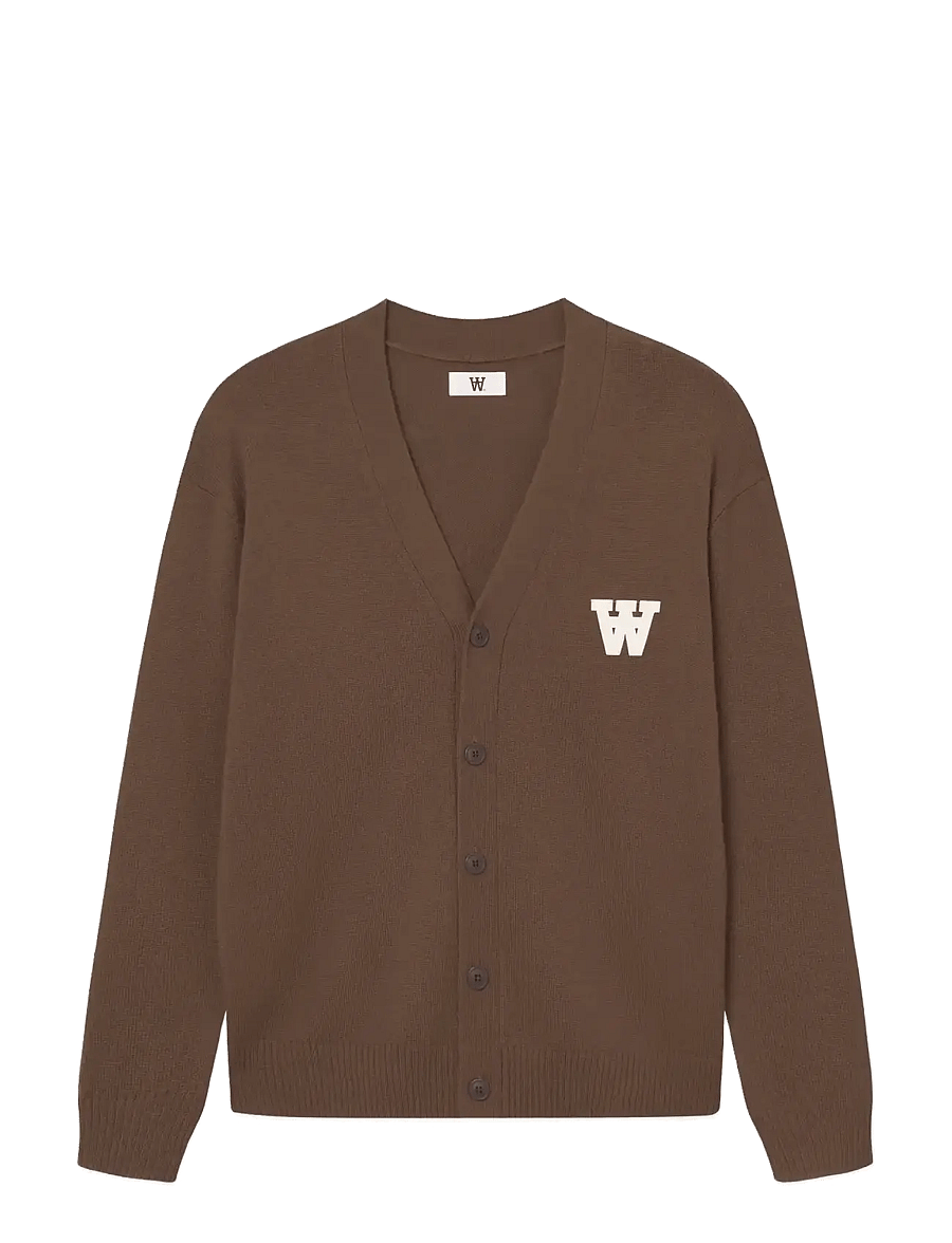 WOOD WOOD - WWTay cardigan 25081 - cardigans - desert palm - 1