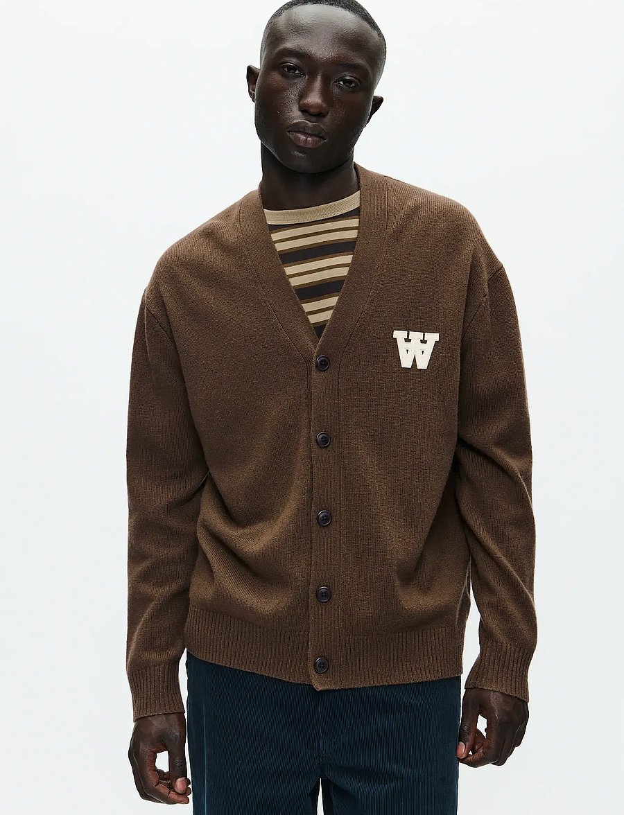WOOD WOOD - WWTay cardigan 25081 - cardigans - desert palm - 0