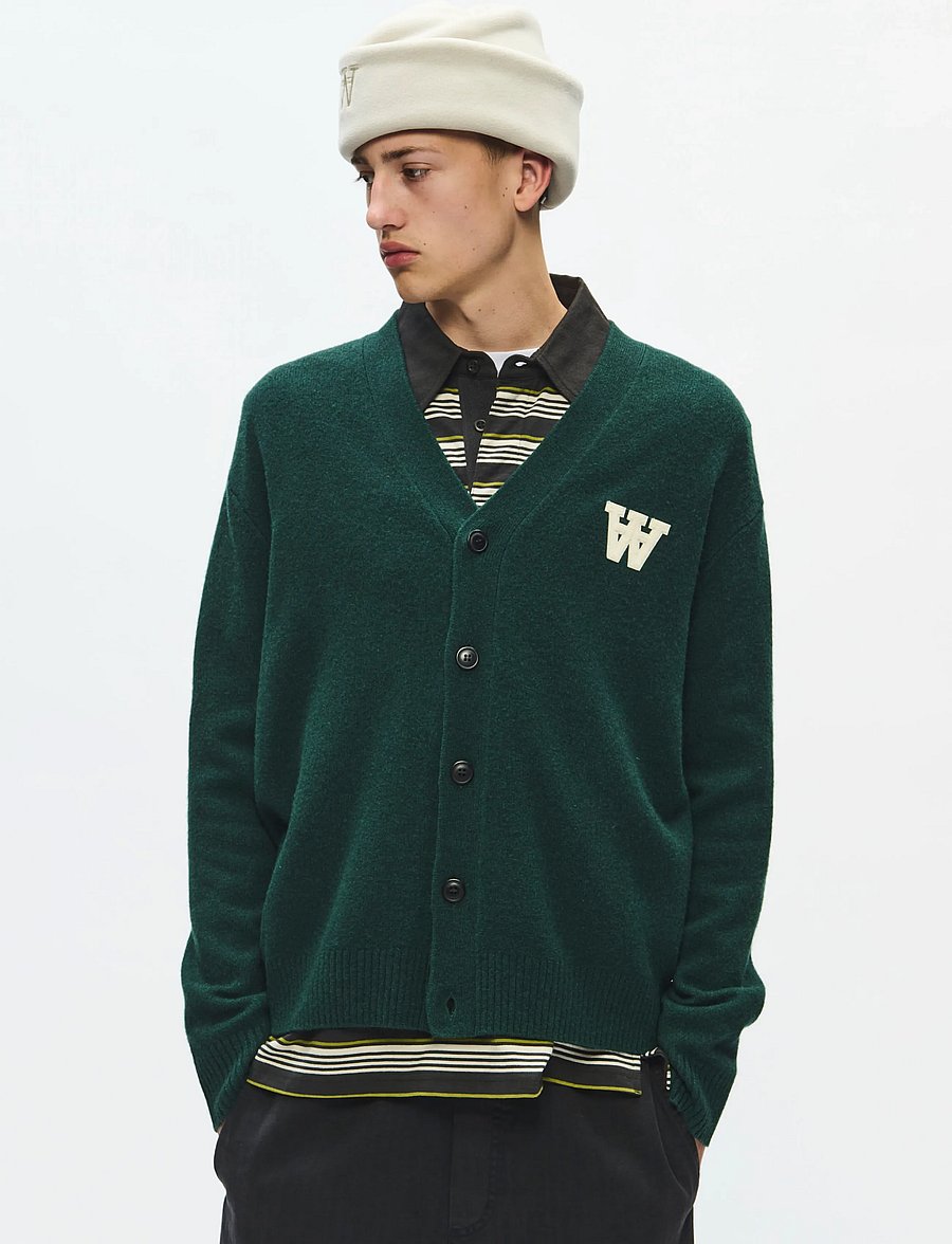 WOOD WOOD - WWTay cardigan 25081 - kardiganid - ponderosa pine - 0