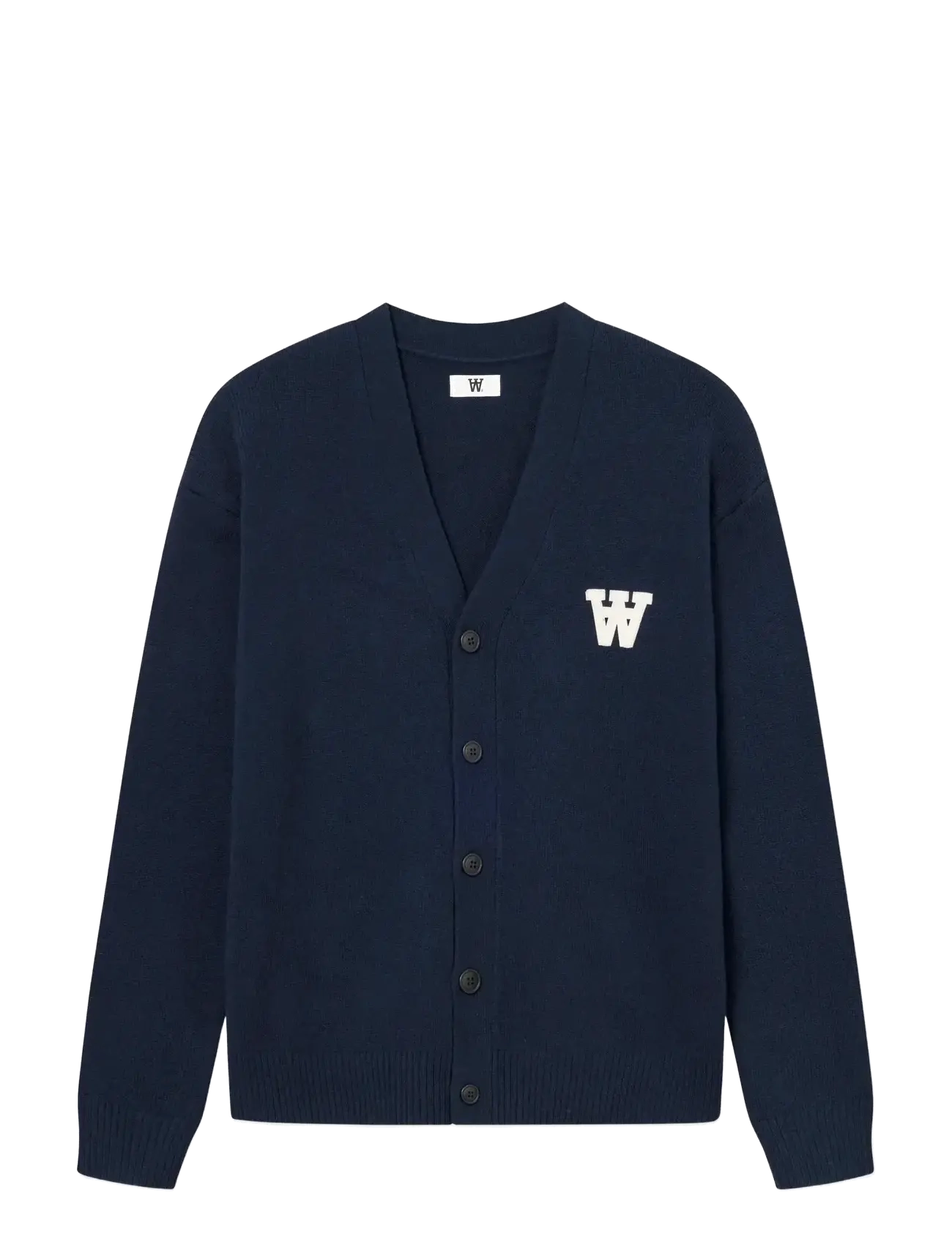 WOOD WOOD Wwtay Cardigan 25081, XS, Navy, Strik > Cardigans, Herre