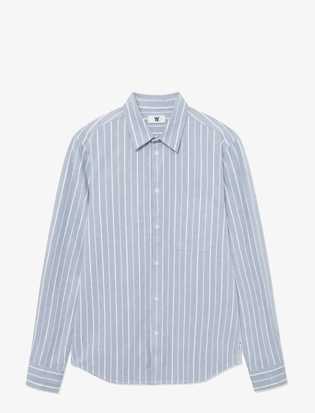 WOOD WOOD - WWAdrian shirt st 25274 - gestreifte hemden - skipper blue stripe - 1