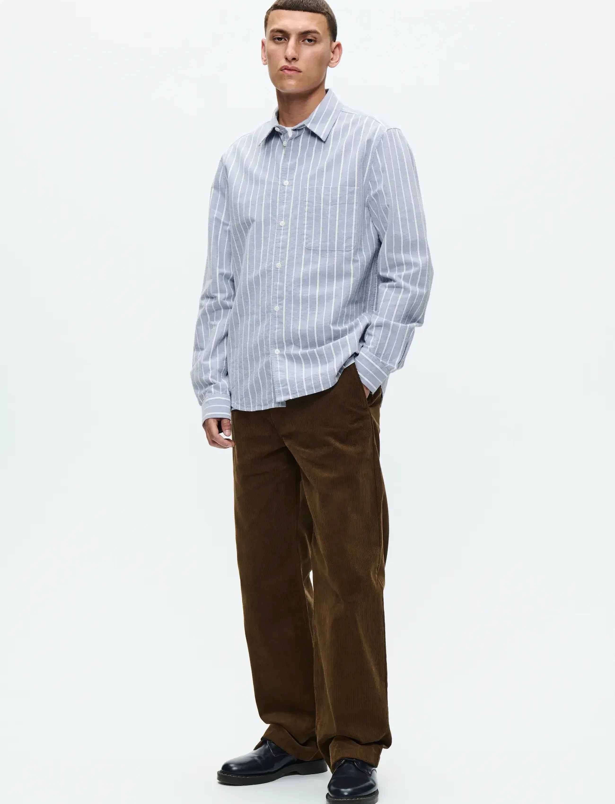 WOOD WOOD - WWAdrian shirt st 25274 - skipper blue stripe - 2
