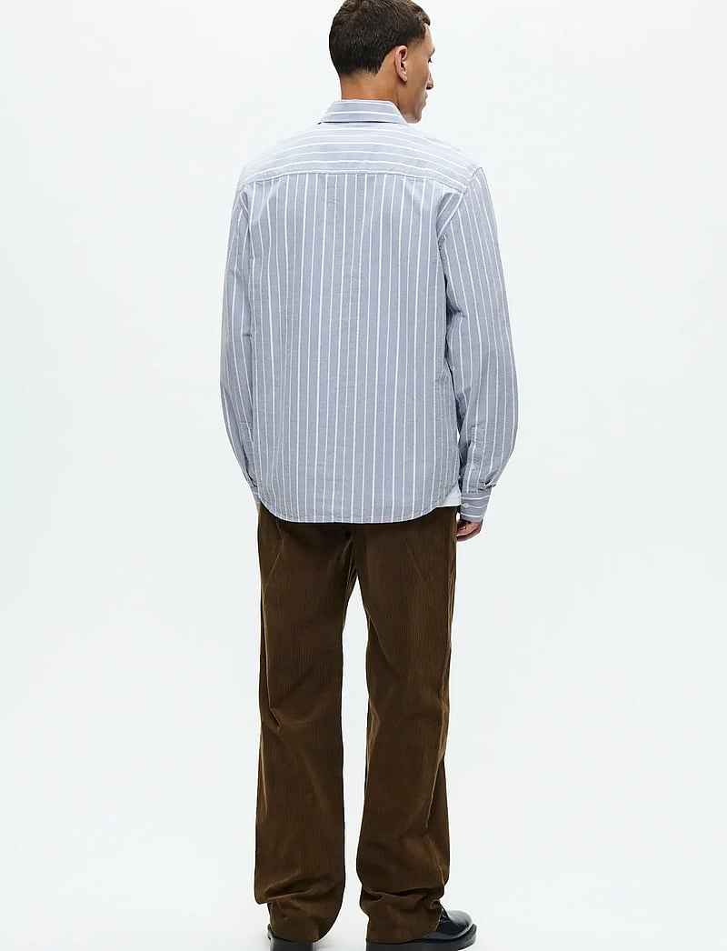 WOOD WOOD - WWAdrian shirt st 25274 - gestreifte hemden - skipper blue stripe - 3