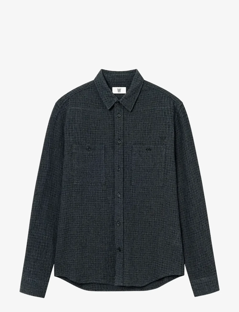 WOOD WOOD - WWCooper shirt 25276 - casual hemden - black pinstripe - 1