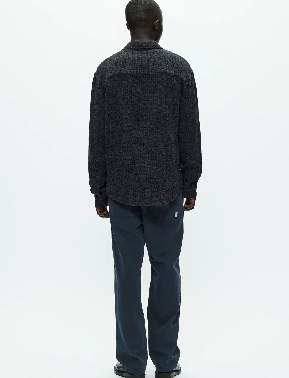 WOOD WOOD - WWCooper shirt 25276 - casual hemden - black pinstripe - 3