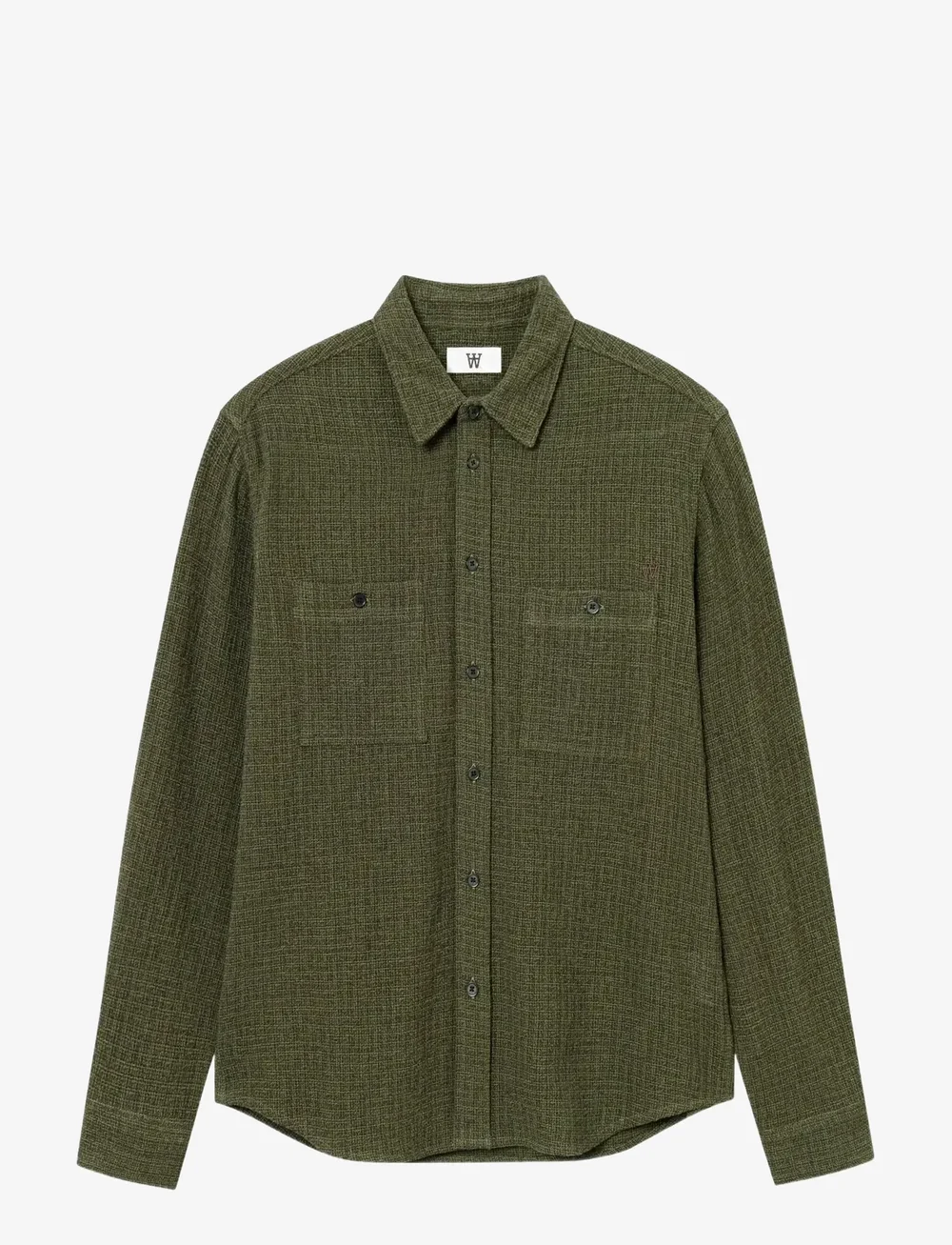 WOOD WOOD - WWCooper shirt 25276 - casual skjortor - chocolate bronze - 1
