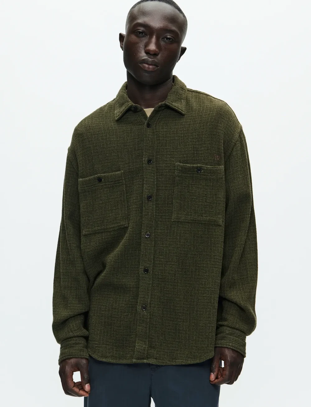 WOOD WOOD - WWCooper shirt 25276 - casual skjortor - chocolate bronze - 0