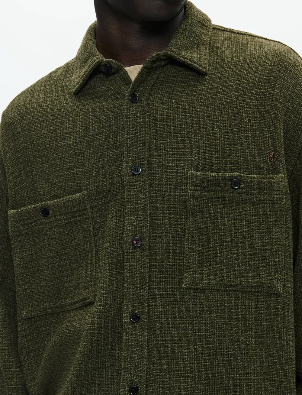 WOOD WOOD - WWCooper shirt 25276 - casual skjortor - chocolate bronze - 4