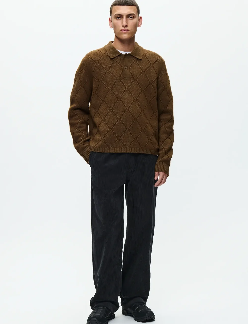 WOOD WOOD - WWFindus polo 25325 - stickade pikéer - desert palm - 3