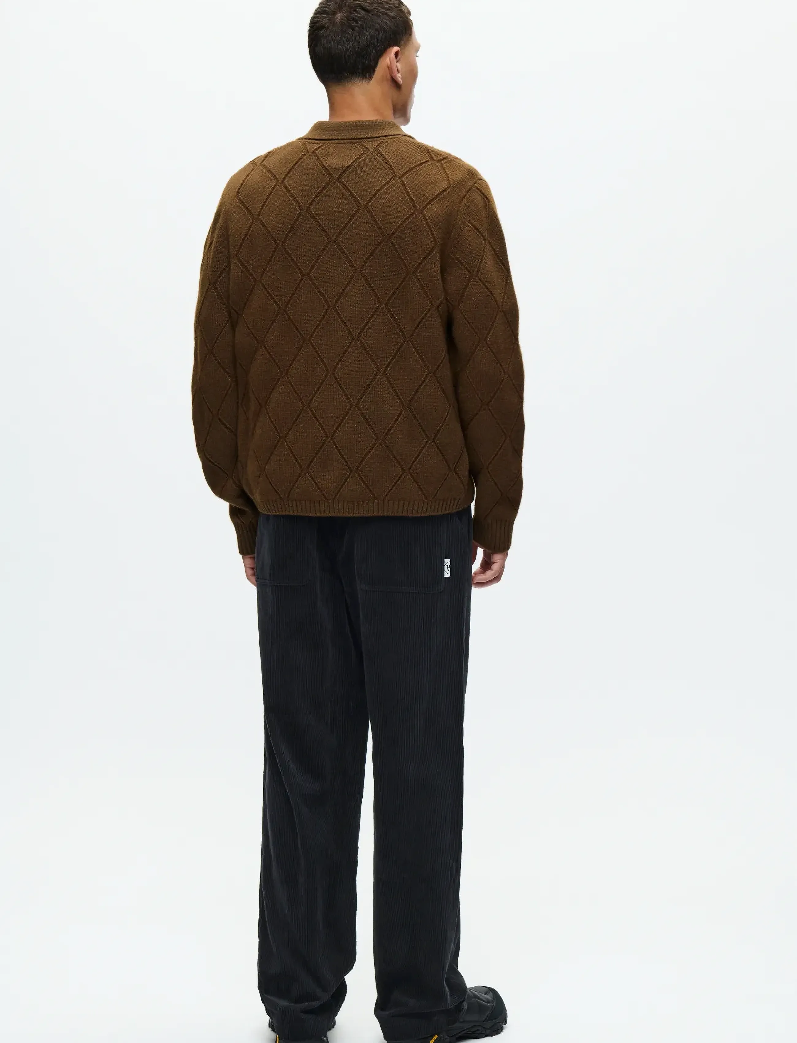 WOOD WOOD - WWFindus polo 25325 - poloer i strik med lange ærmer - desert palm - 4