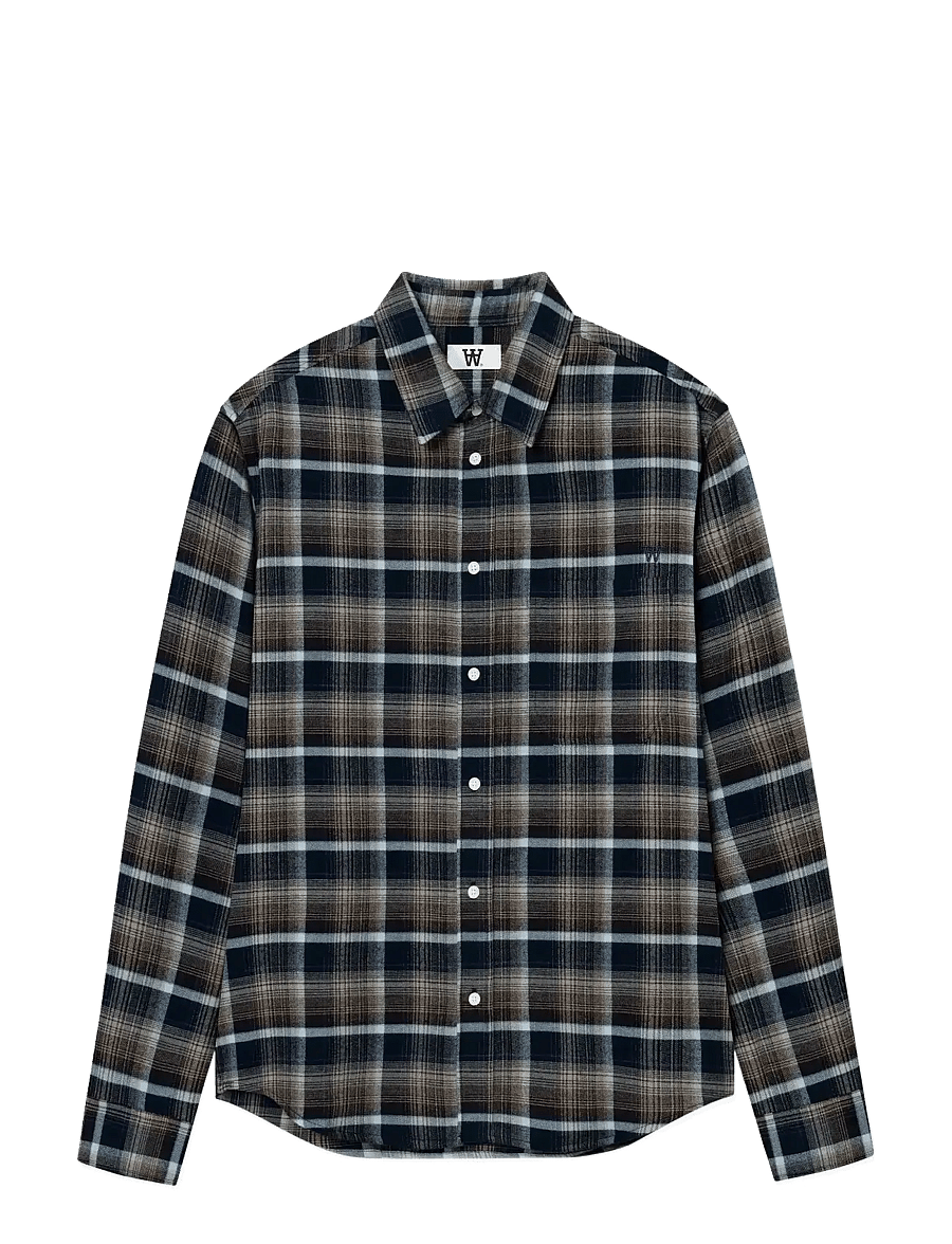 WOOD WOOD - WWCooper shirt 25302 - karierte hemden - blue multi check - 1